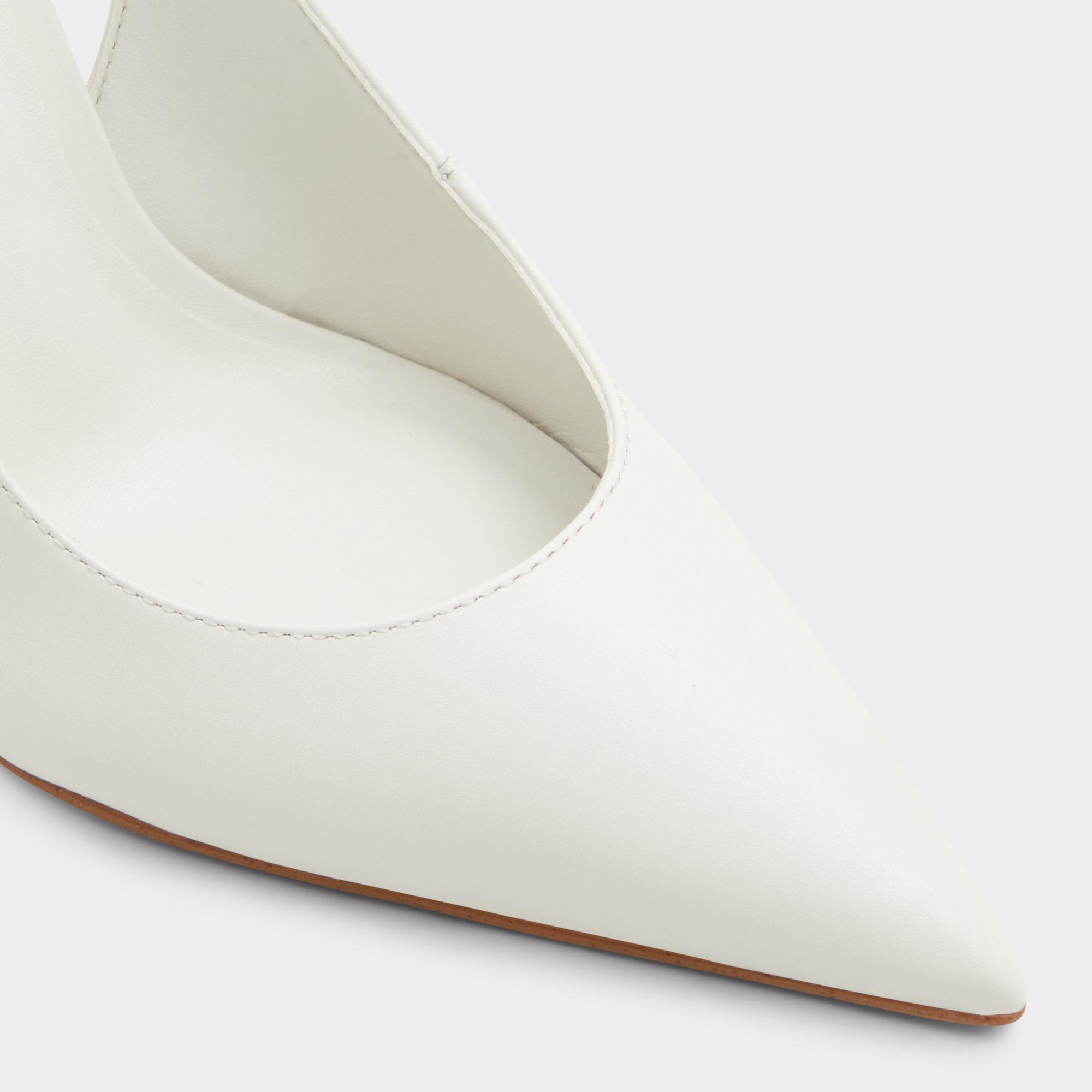 ALDO Stessysling - Women's Slingback Collection - White, Size 6 Product Image
