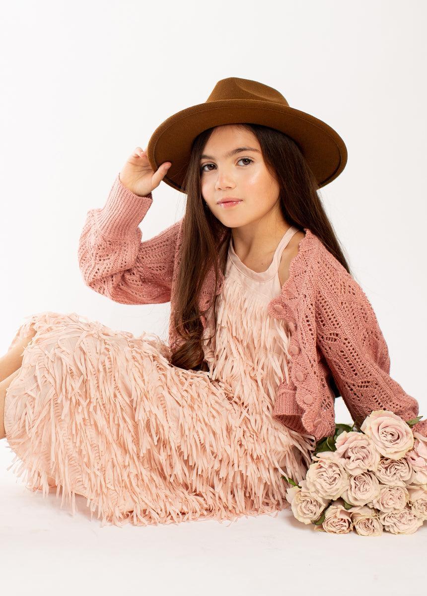 Caleo Dress in Blush Girls Product Image