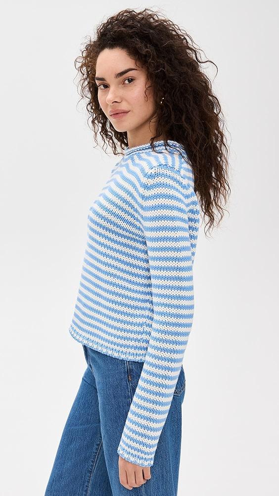 La Ligne Fine Stripe Mini Marina Sweater | Shopbop Product Image
