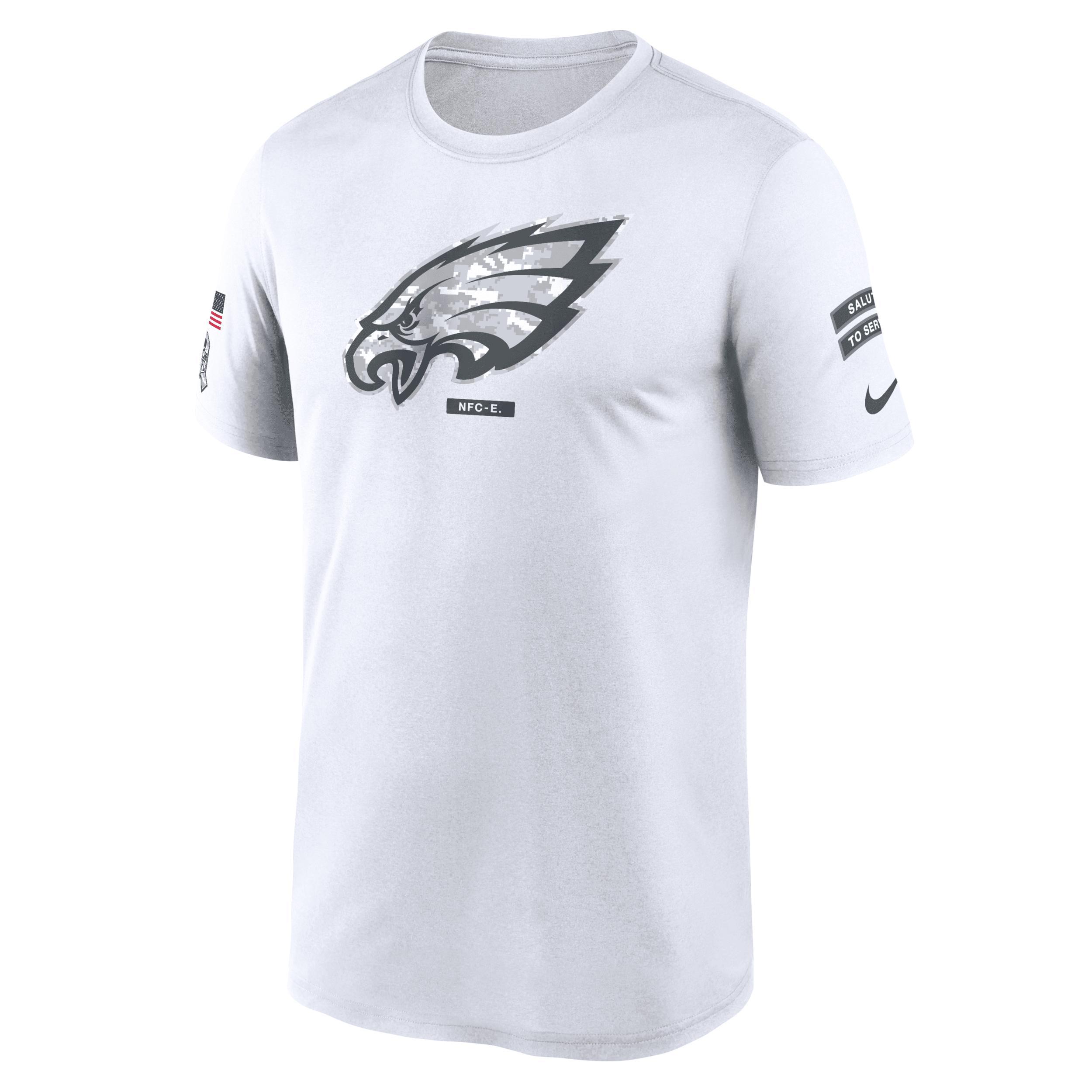 Men's Nike White Philadelphia Eagles 2024 Salute To Service Legend Performance T-Shirt, Size: 4XL Product Image