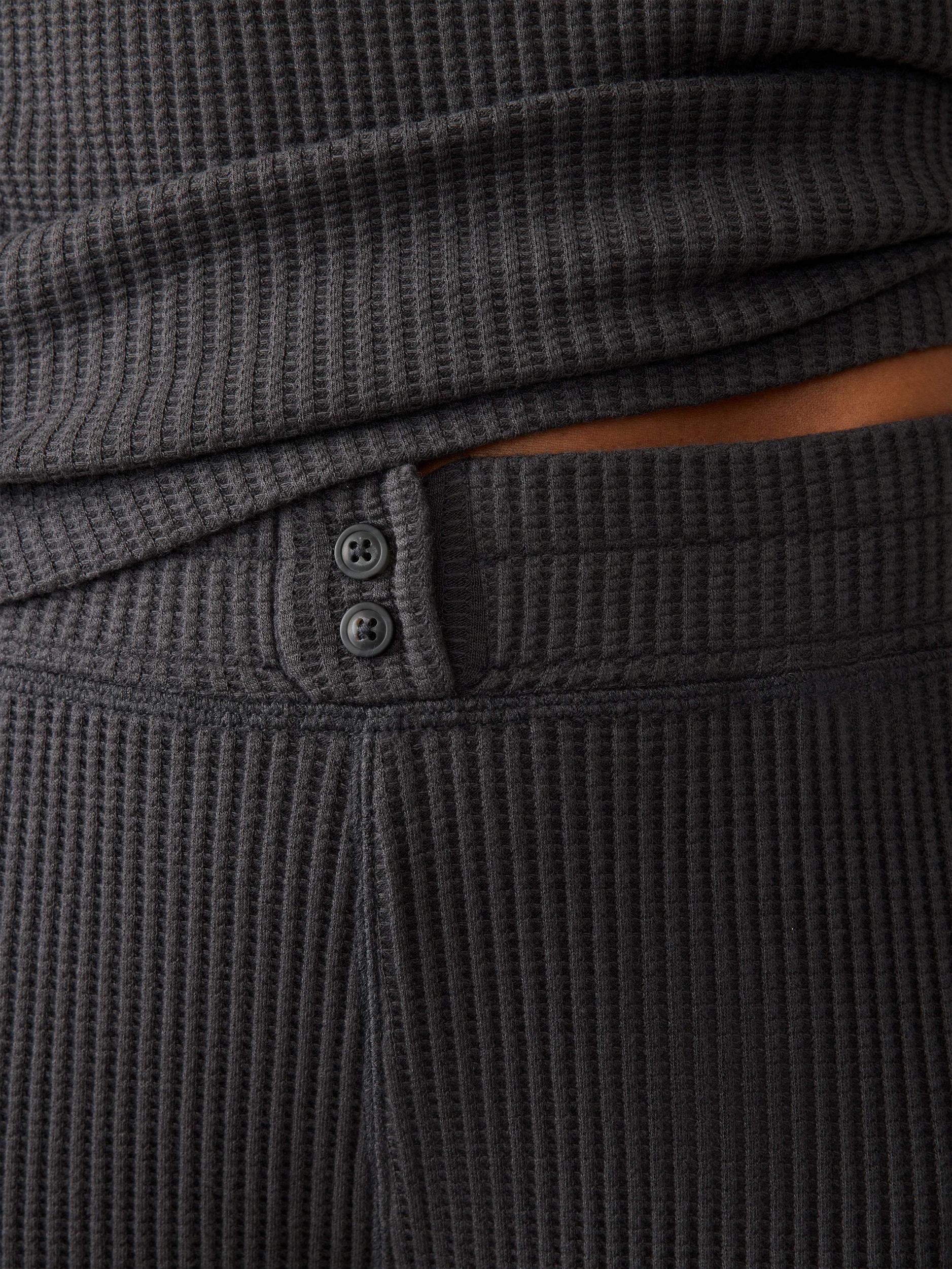 Legend™ Waffle Wide Leg Pant - Black Female Product Image