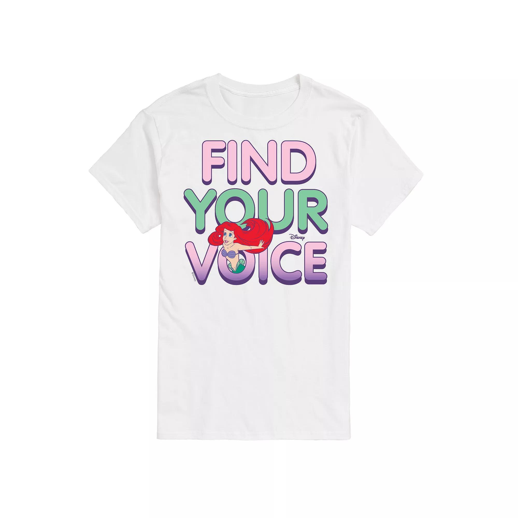 Disneys The Little Mermaid Big & Tall Ariel Graphic Tee, Mens Product Image
