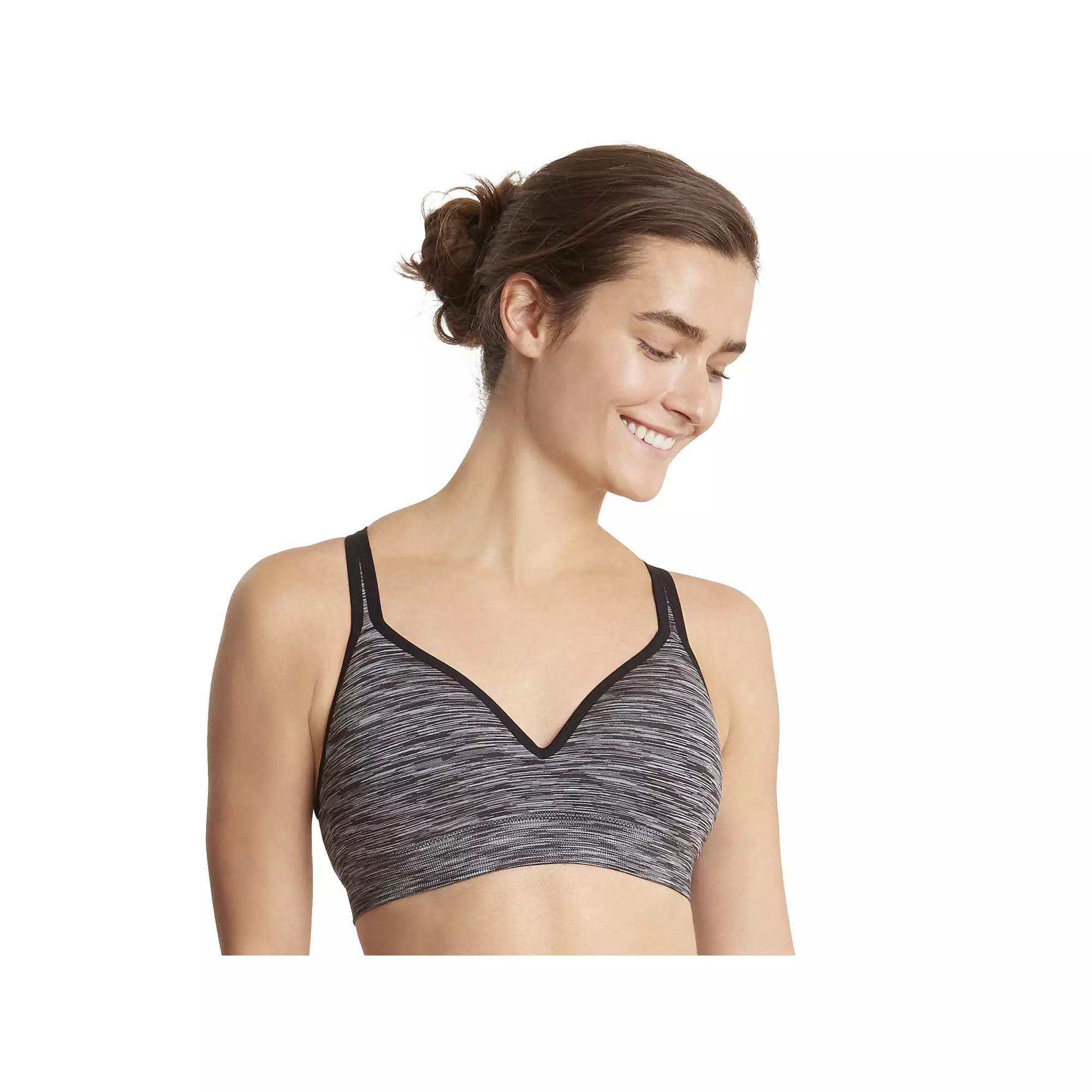 Jockey Sport Space-Dye Molded Cup Sports Bra 2059, Womens Product Image