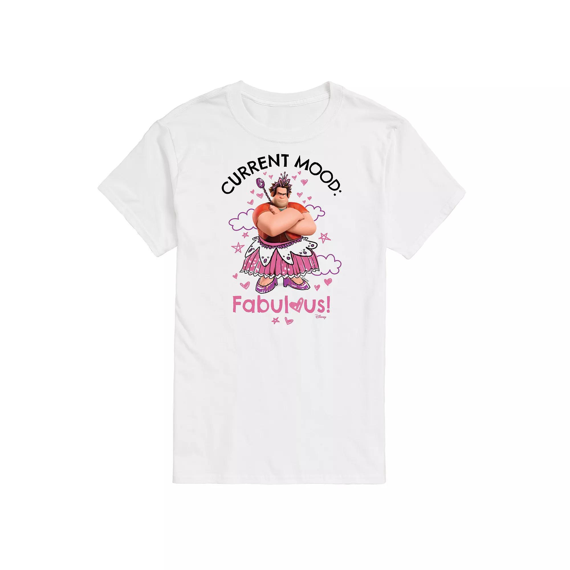 Disneys Wreck It Ralph Big & Tall Current Mood Graphic Tee, Mens Product Image