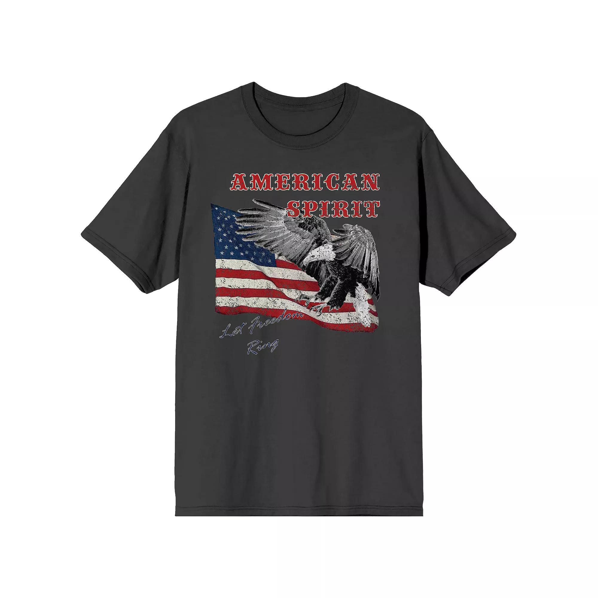Men's Americana Spirit Tee, Size: XL, Black Product Image
