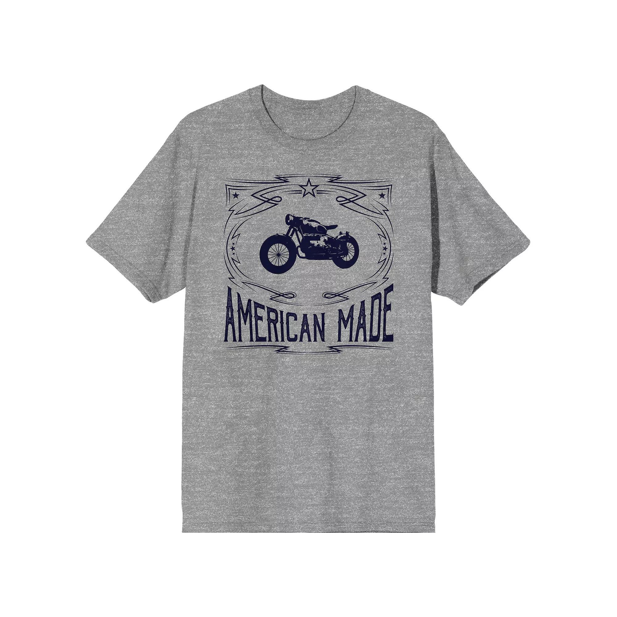 Men's Americana American Made Tee, Size: Large, Grey Product Image