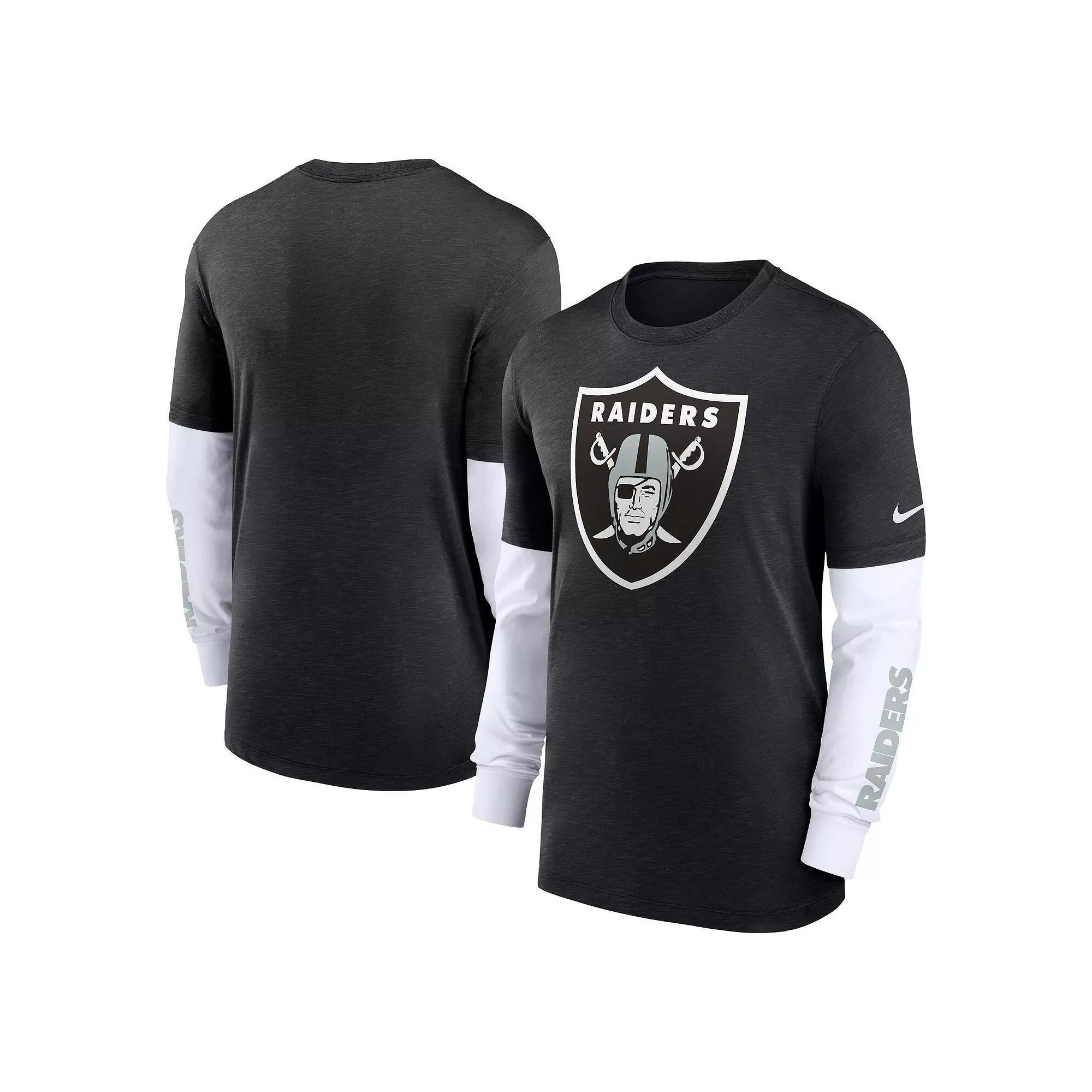 Men's Nike Heather Royal Los Angeles Rams Slub Fashion Long Sleeve T-Shirt, Size: 3XL, Blue Product Image