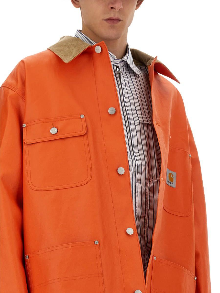 JUNYA WATANABE X Carhartt Jacket In Orange Product Image