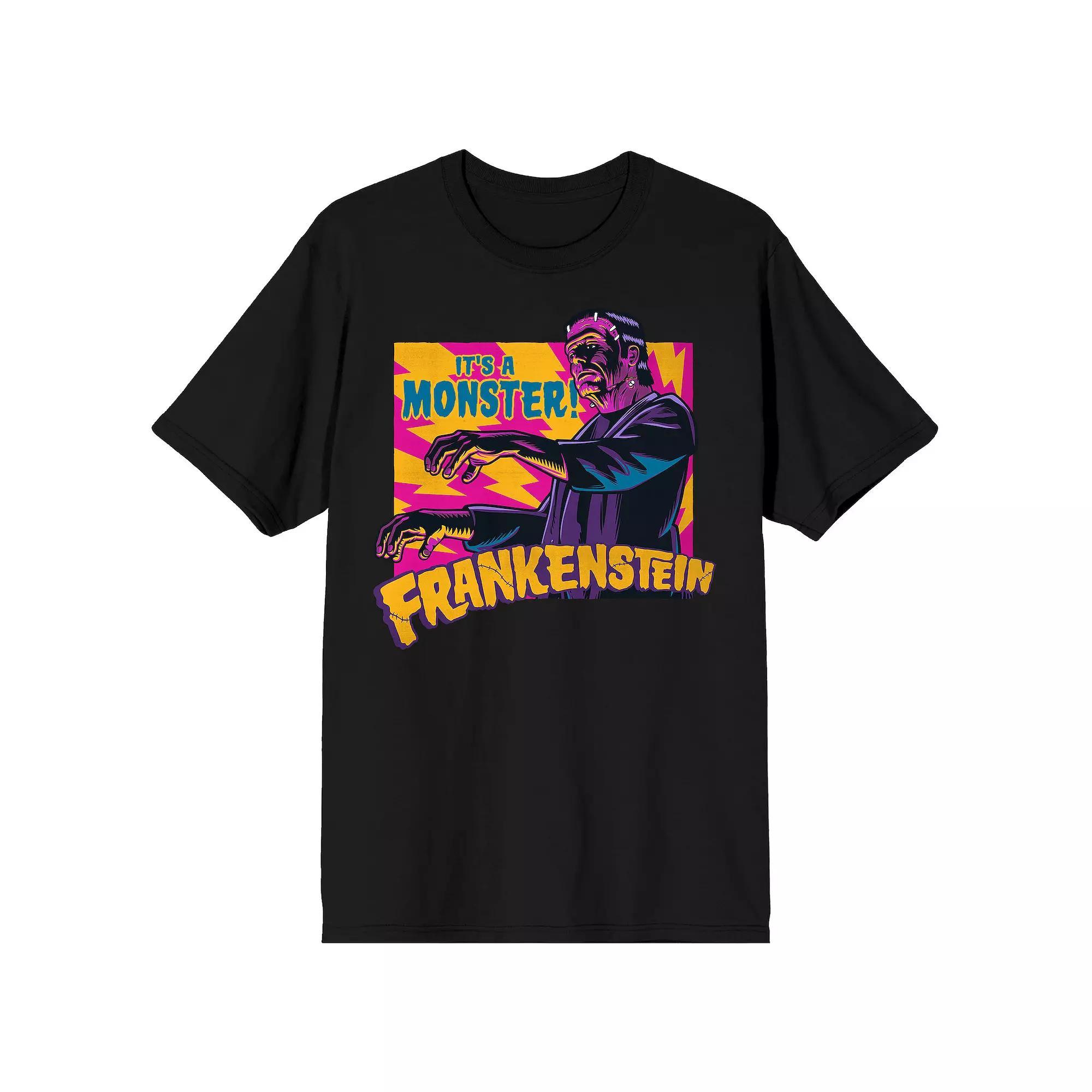 Men's Universal Monsters Monster Short Sleeve Graphic Tee, Size: Medium, Black Product Image