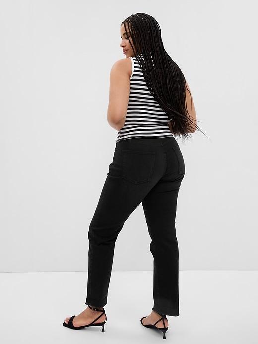 Mid Rise Girlfriend Jeans Product Image