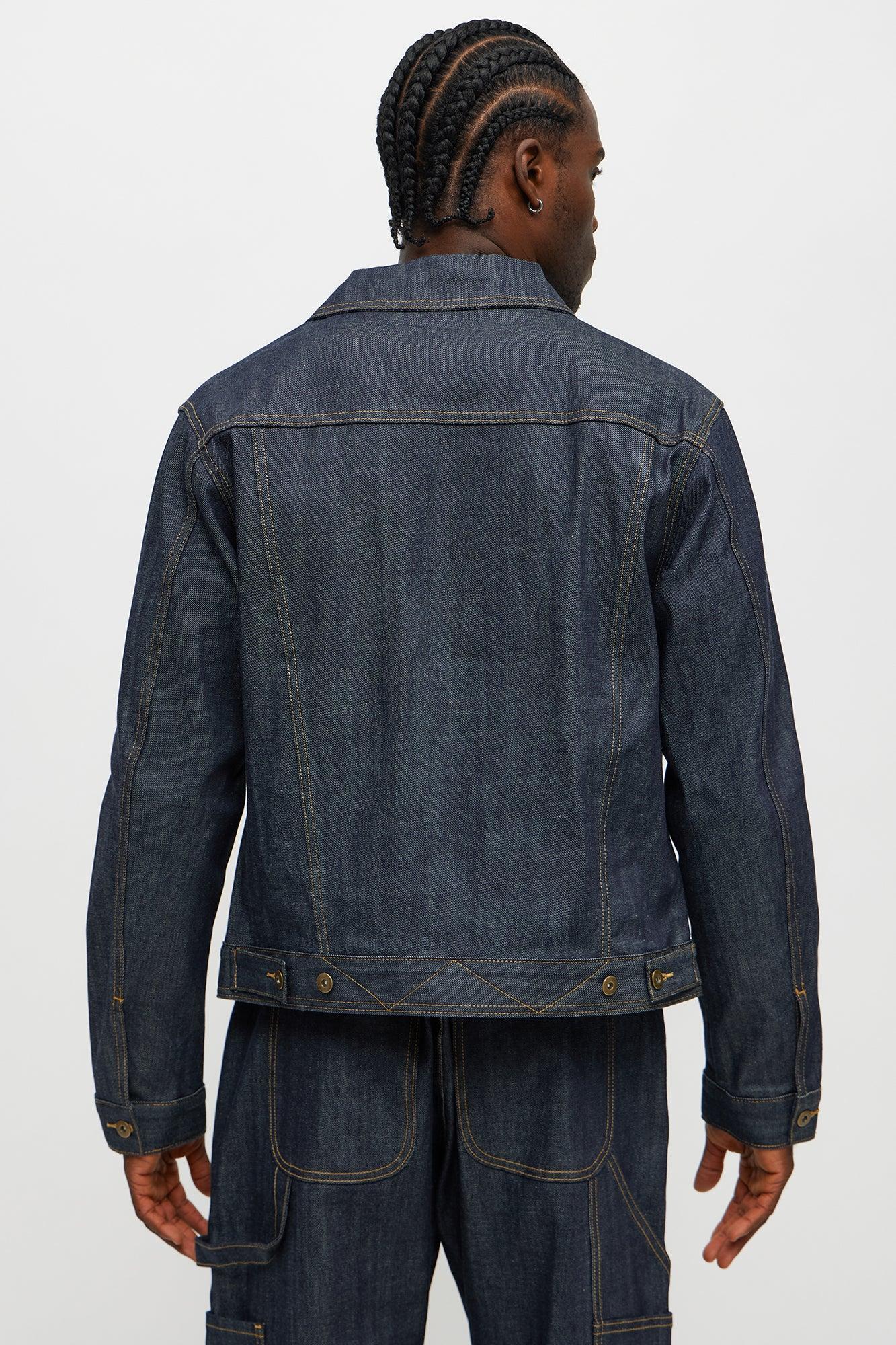 Raw Selvedge Denim Jacket - Indigo Product Image