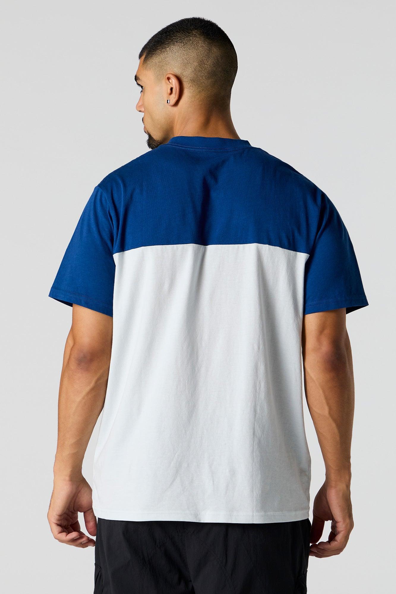 Colourblock Chest Pocket T-Shirt Male Product Image