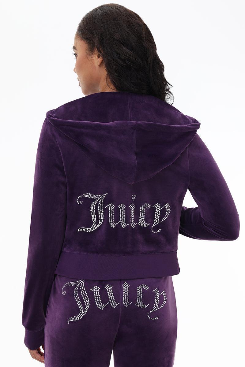 OG Big Bling Velour Hoodie Product Image