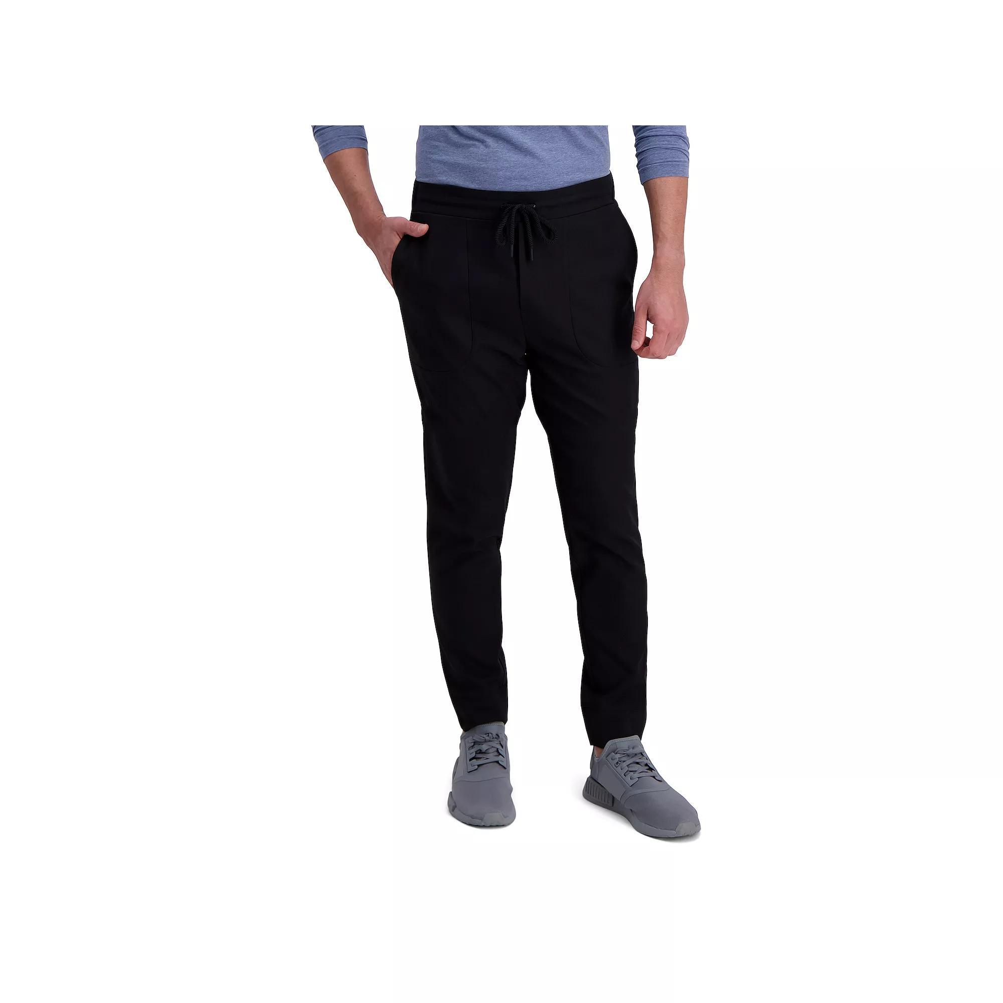 Mens Haggar The Active Series Athletic-Fit Drawstring Stretch Jogger Pants Product Image