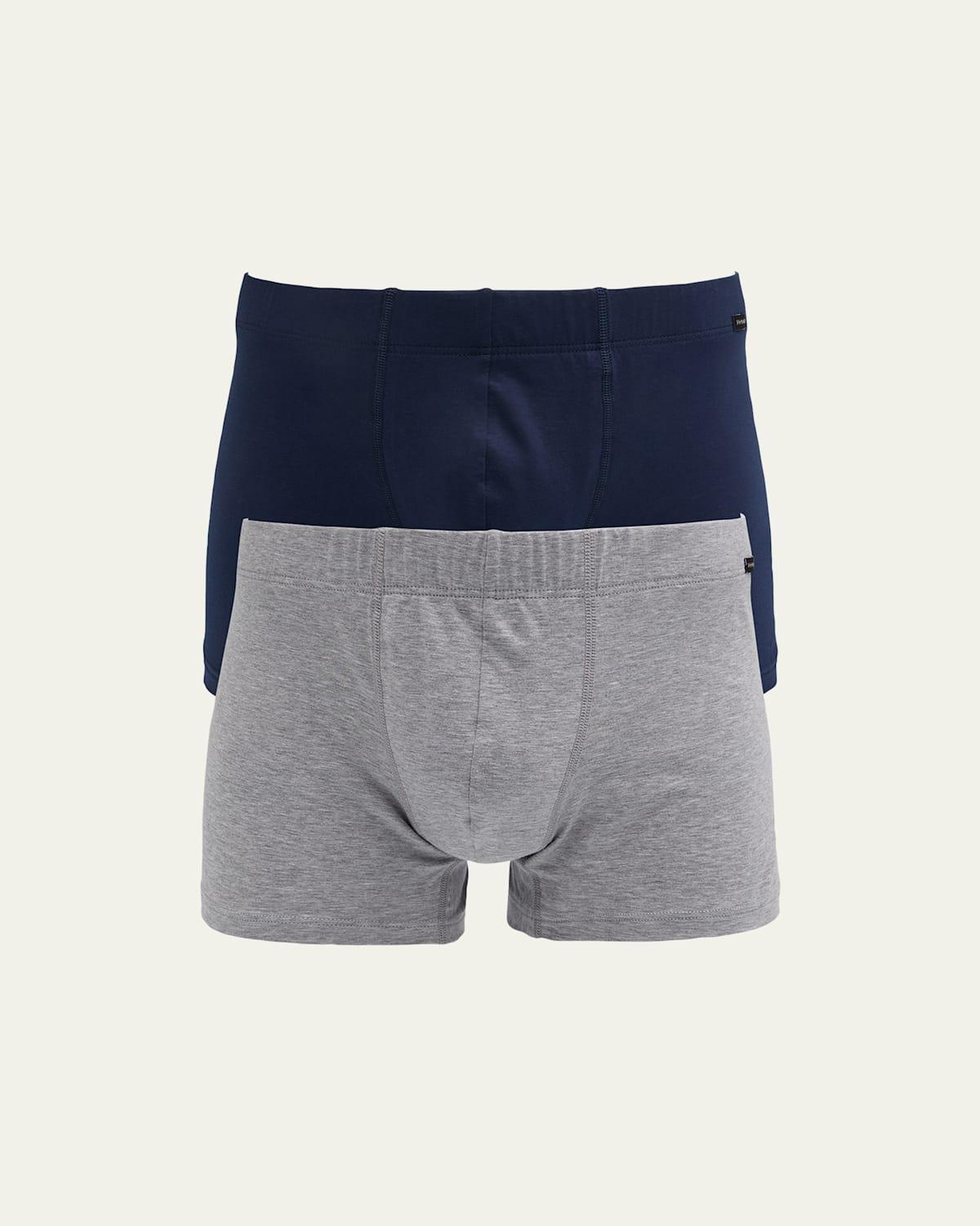 Hanro Cotton Essentials Covered Waistband Boxer Briefs, Pack of 2 Product Image