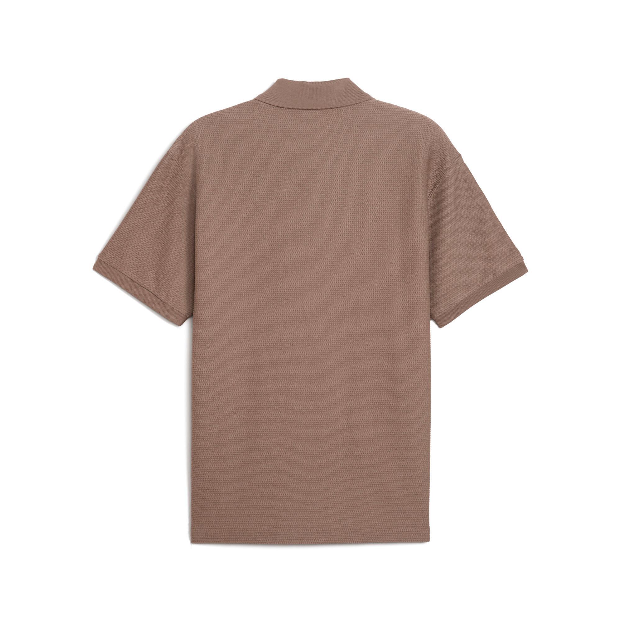 PUMA PREMIUM ESSENTIALS Men's Relaxed Jacquard Polo Shirt Product Image