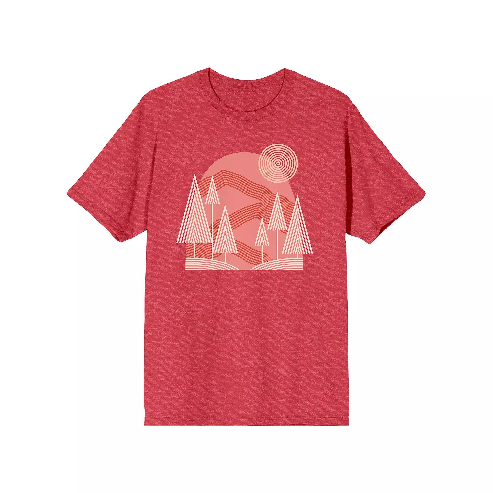 Mens Adventure Society Pine Trees Tee Product Image