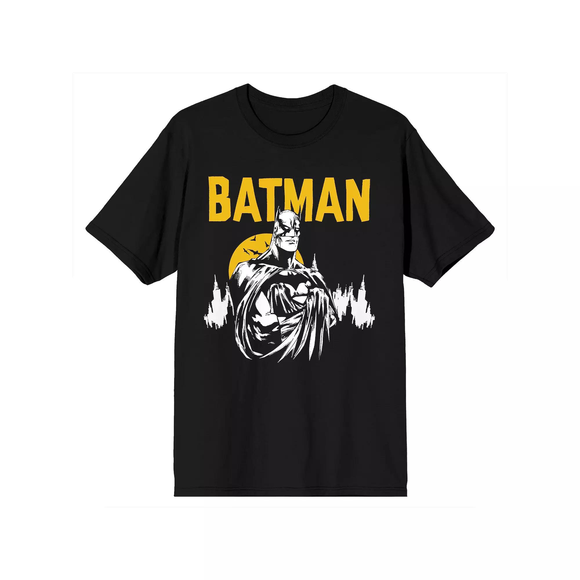 Men's Batman Gothams Protector Tee, Size: Medium, Black Product Image