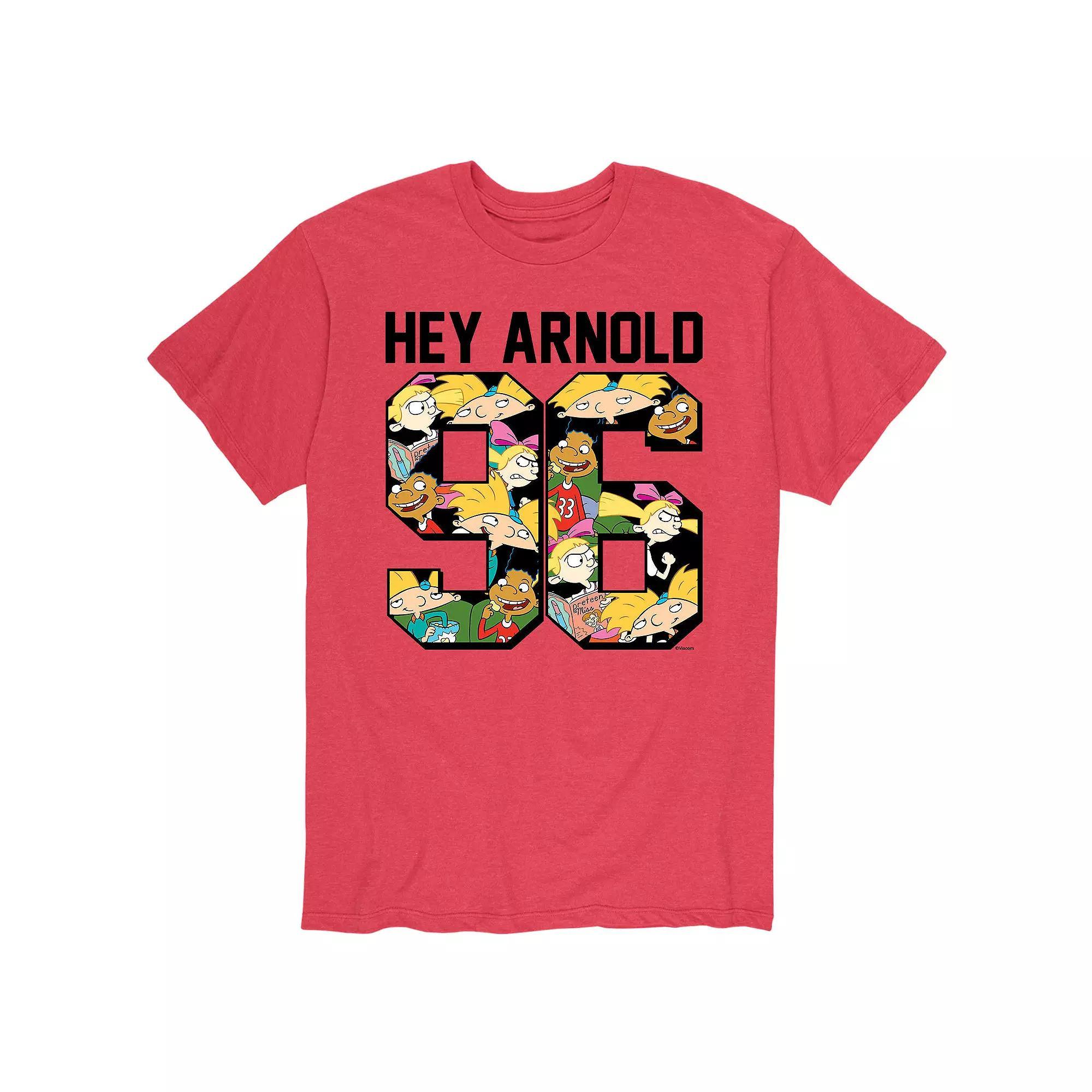Big & Tall Hey Arnold! 96 Group Portrait Graphic Tee, Mens Product Image