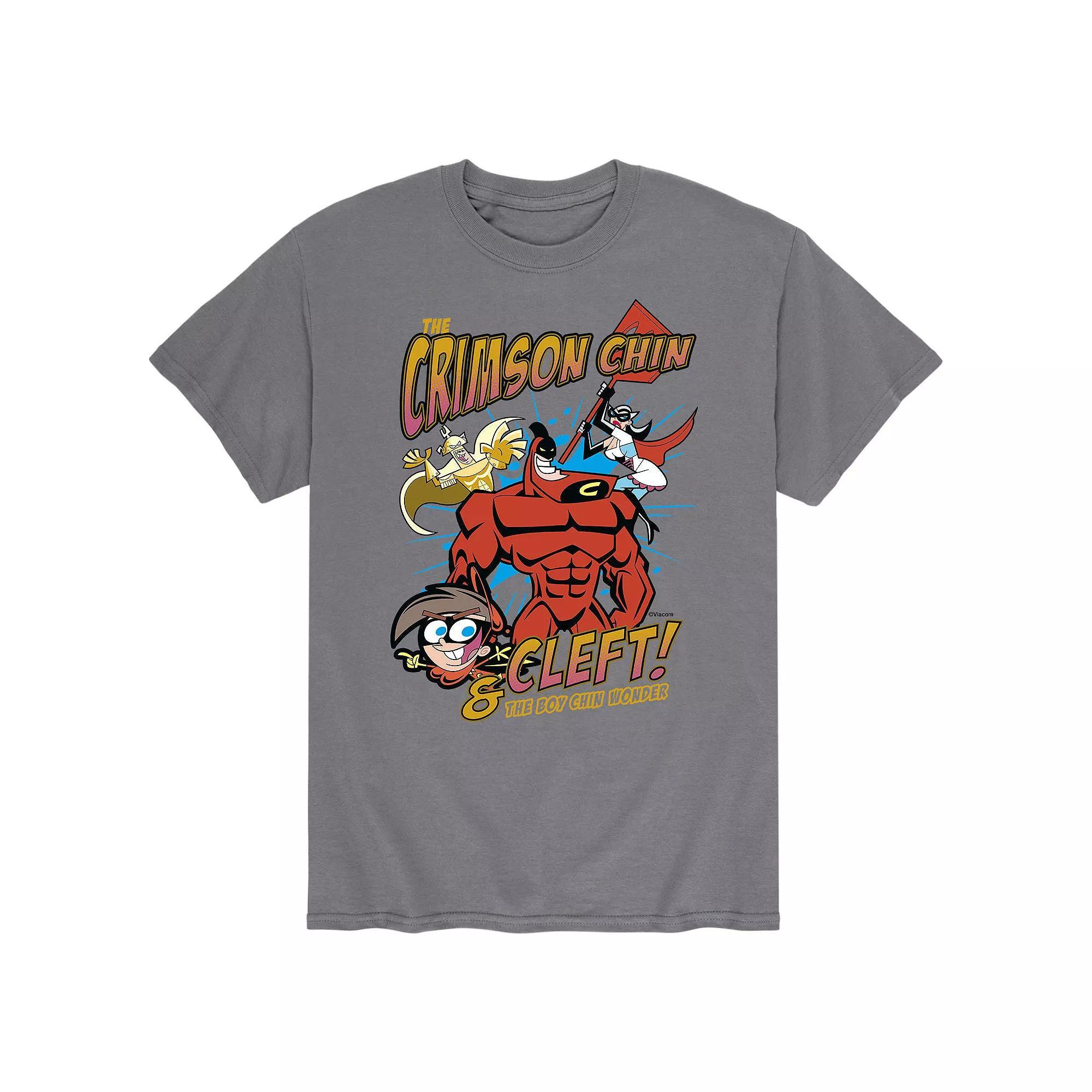 Mens Fairly Odd Parents Crimson Chin & Cleft Tee Product Image