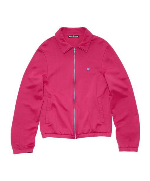 ACNE STUDIOS Zippered Casual Jacket In Pink Product Image