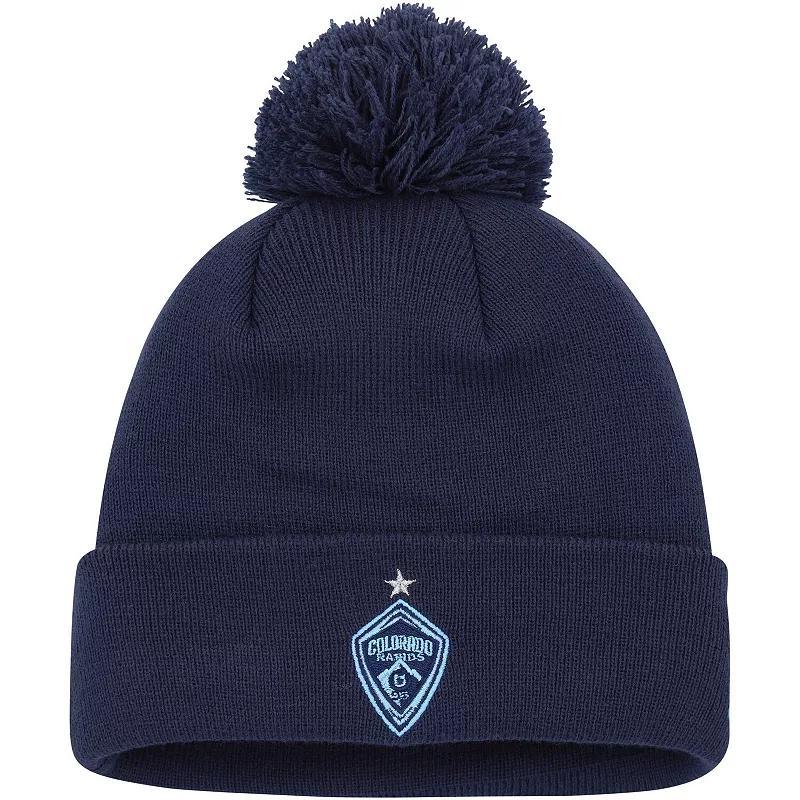 Mens New Era Houston Rockets Proof Cuffed Knit Hat with Pom Product Image