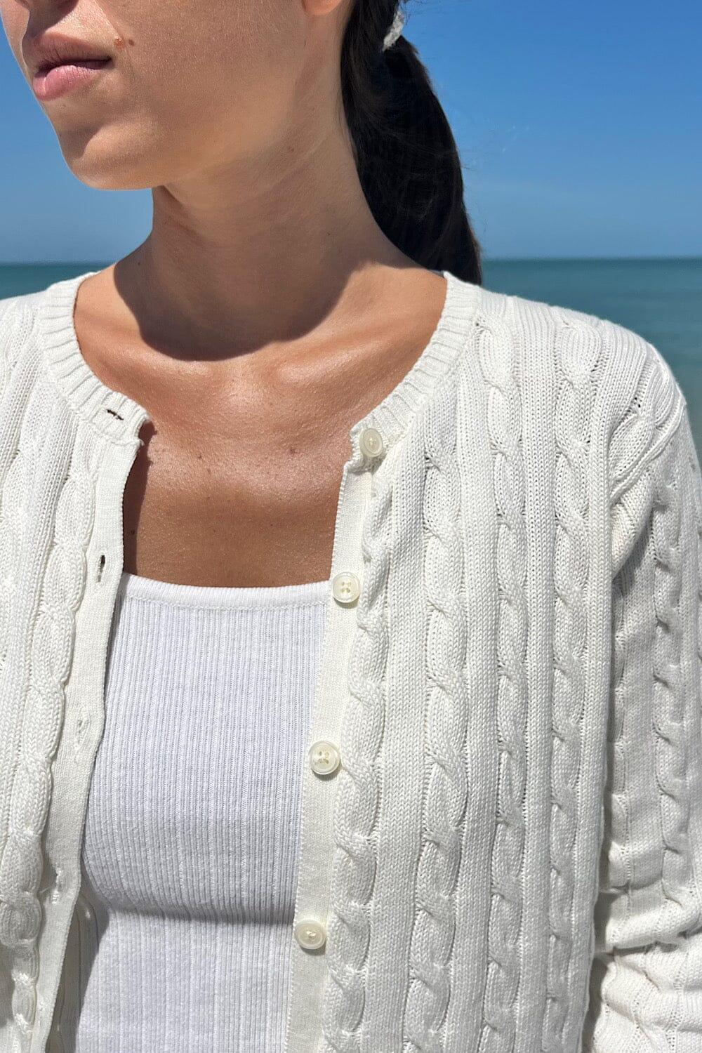 Amalie Cable Knit Cardigan Product Image