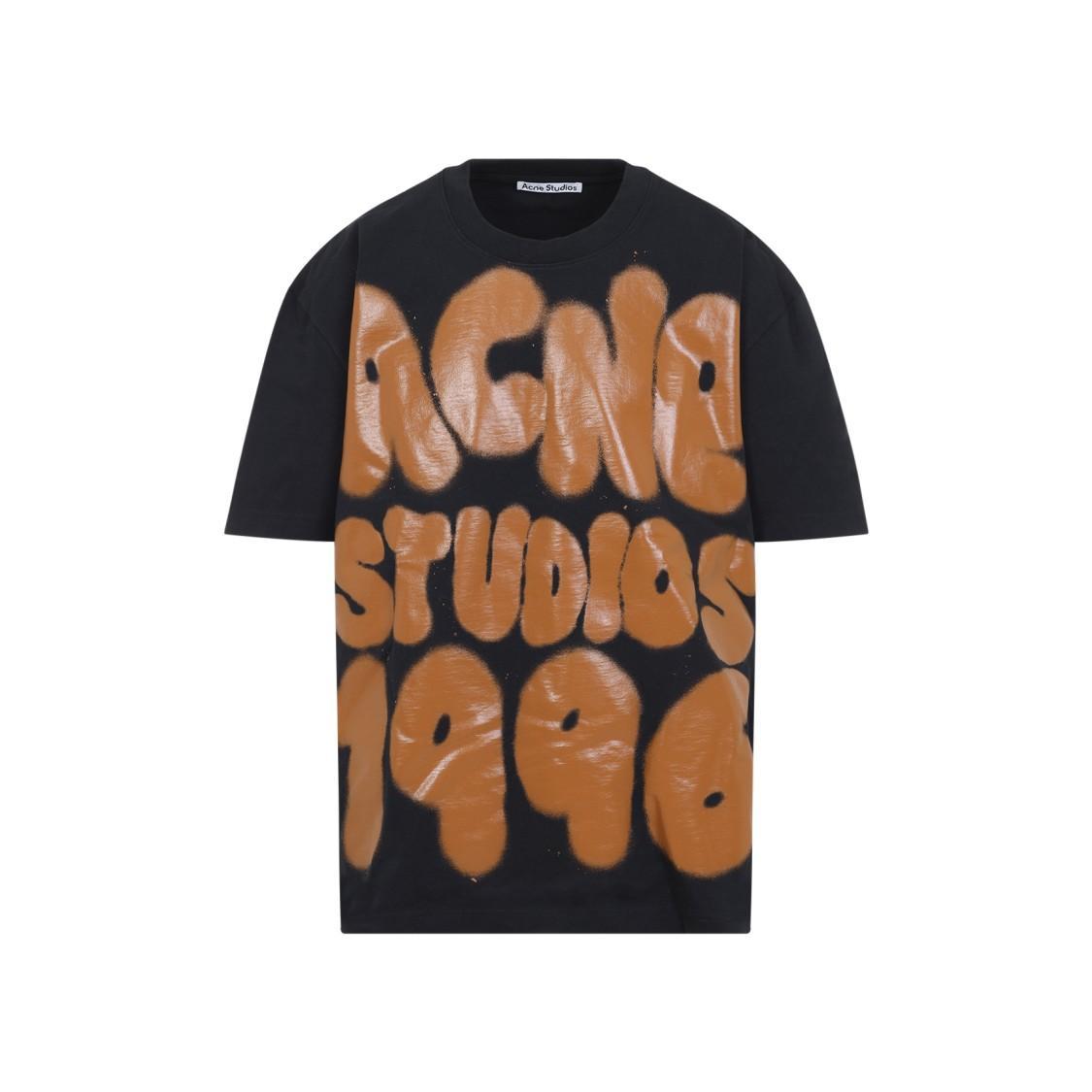 ACNE STUDIOS Black Cotton T-shirt Product Image