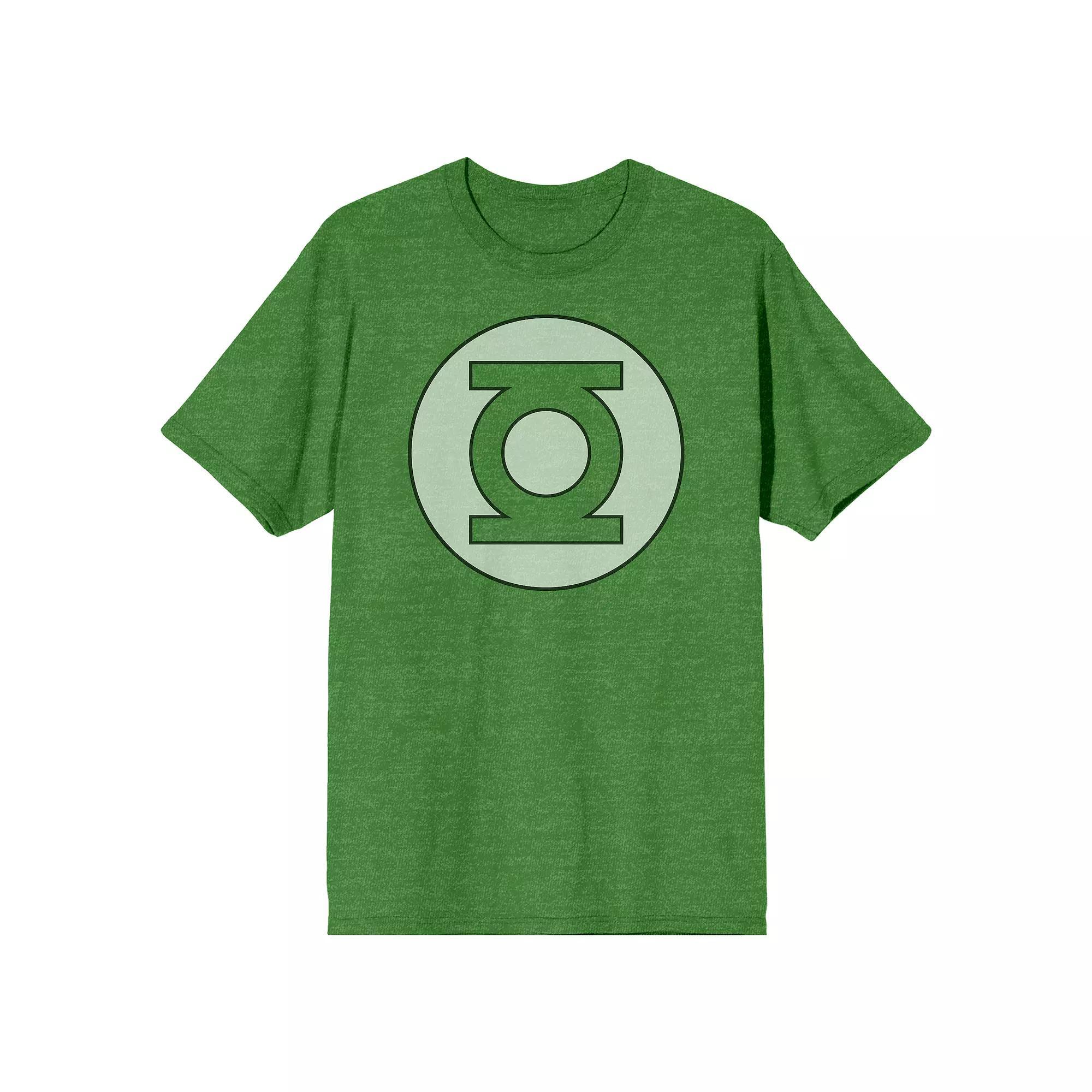 Men's Green Lantern Logo Tee, Size: Medium, Grey Product Image