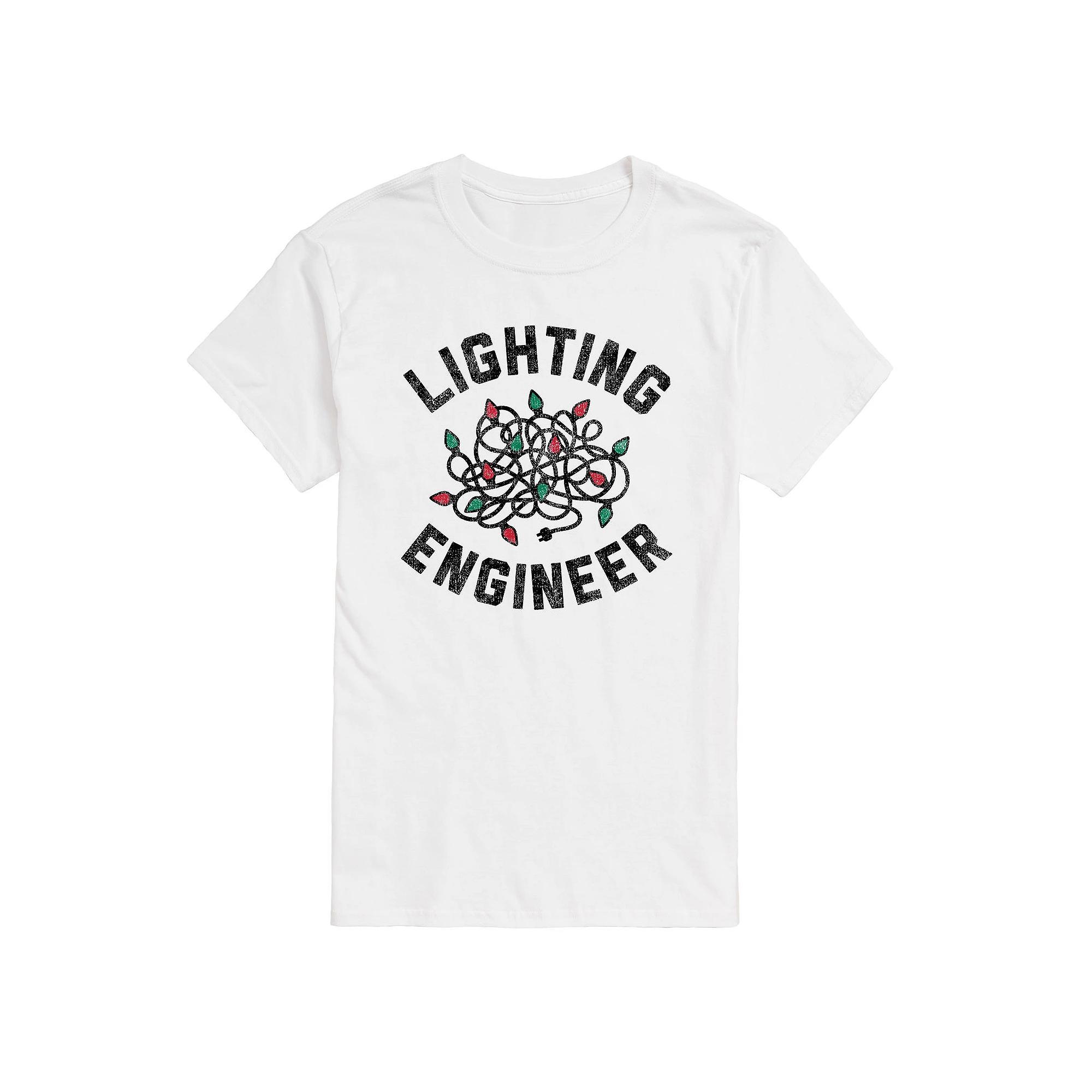Big & Tall Lighting Engineer Tee, Mens Product Image