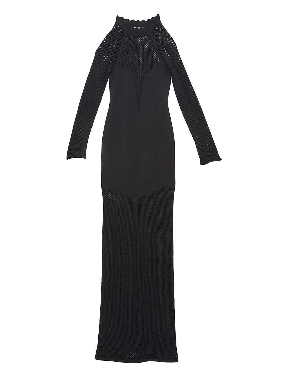 Womens Mesh Body-Con Maxi Dress Product Image