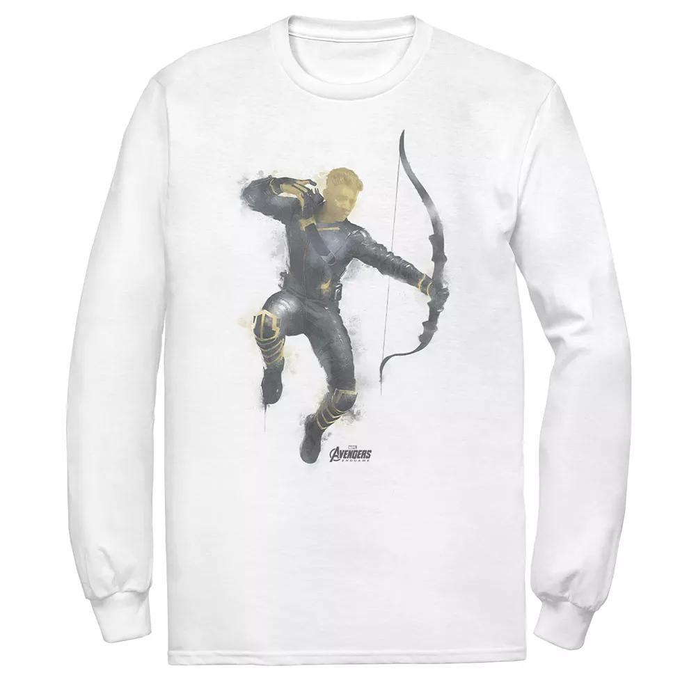 Men's Avengers Endgame Hawkeye Tee, Size: Large, White Product Image