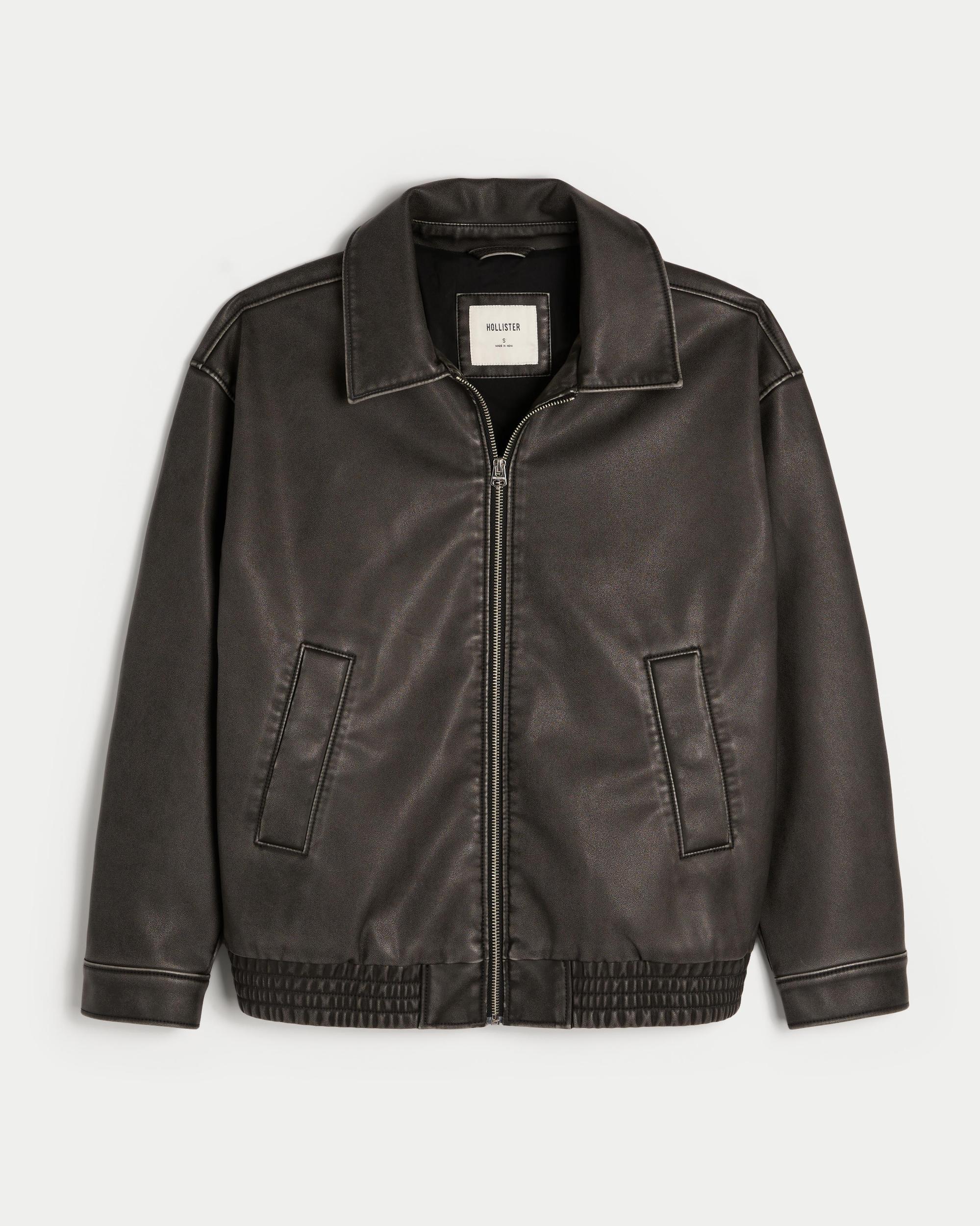 Vegan Leather Jacket Product Image