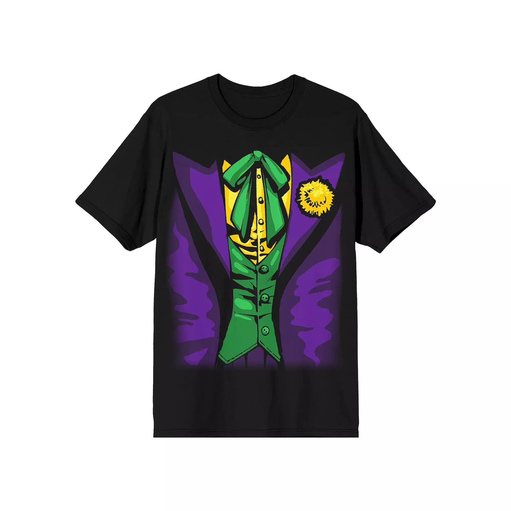 Men's DC Comics The Joker Suit Graphic Tee, Size: Small, Black Product Image