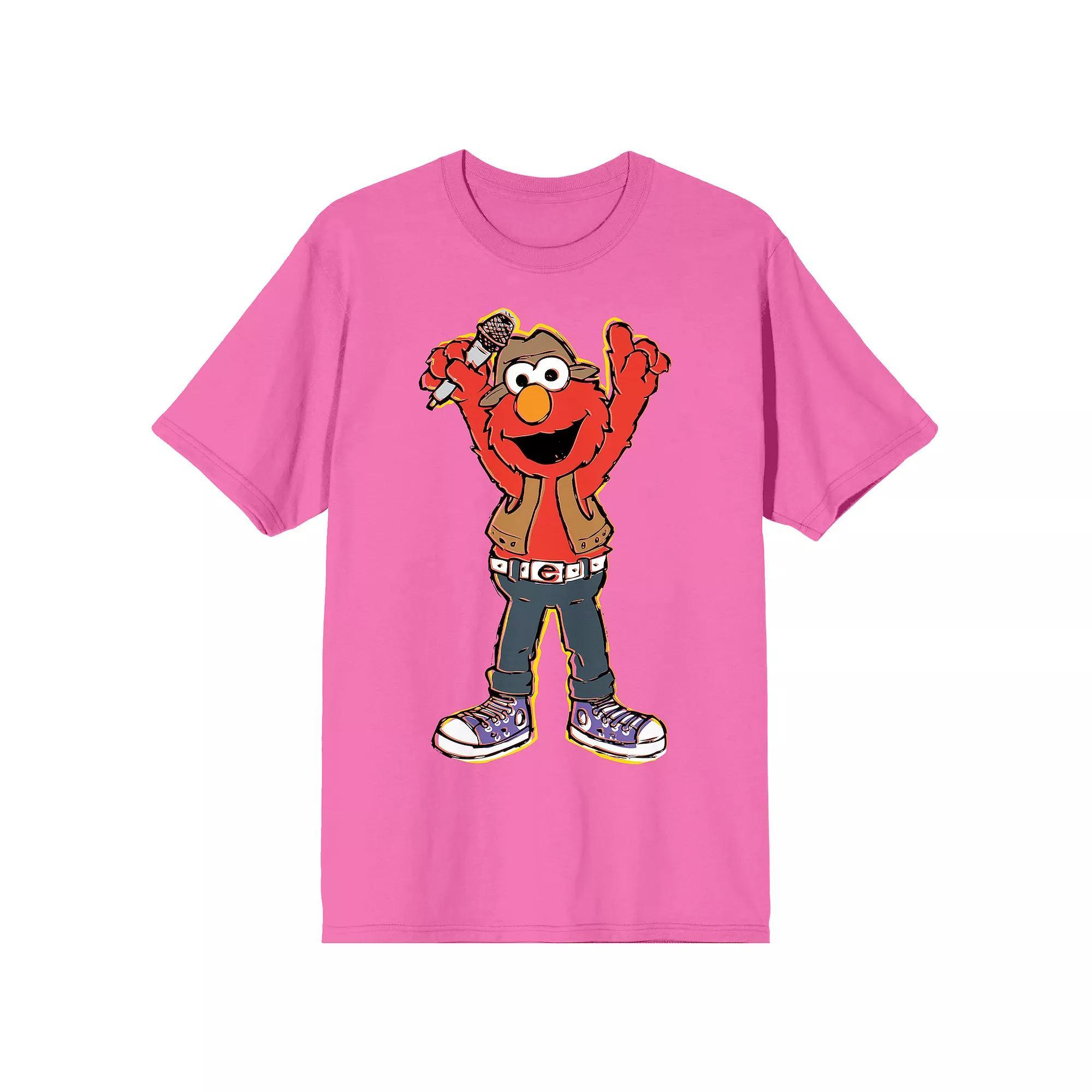 Mens Sesame Street Elmo Holding Tee Product Image