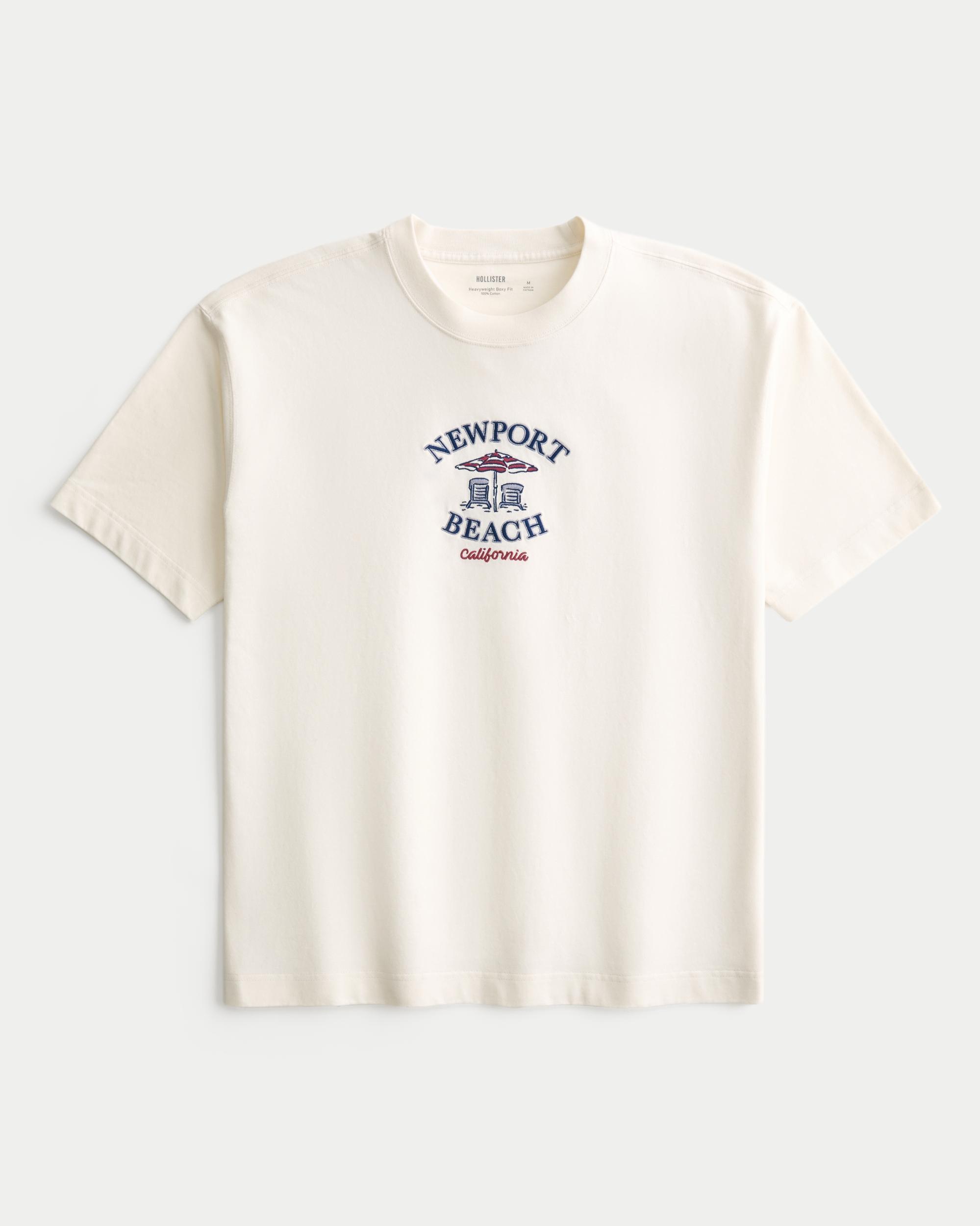 Boxy Heavyweight Newport Beach Graphic Tee Product Image