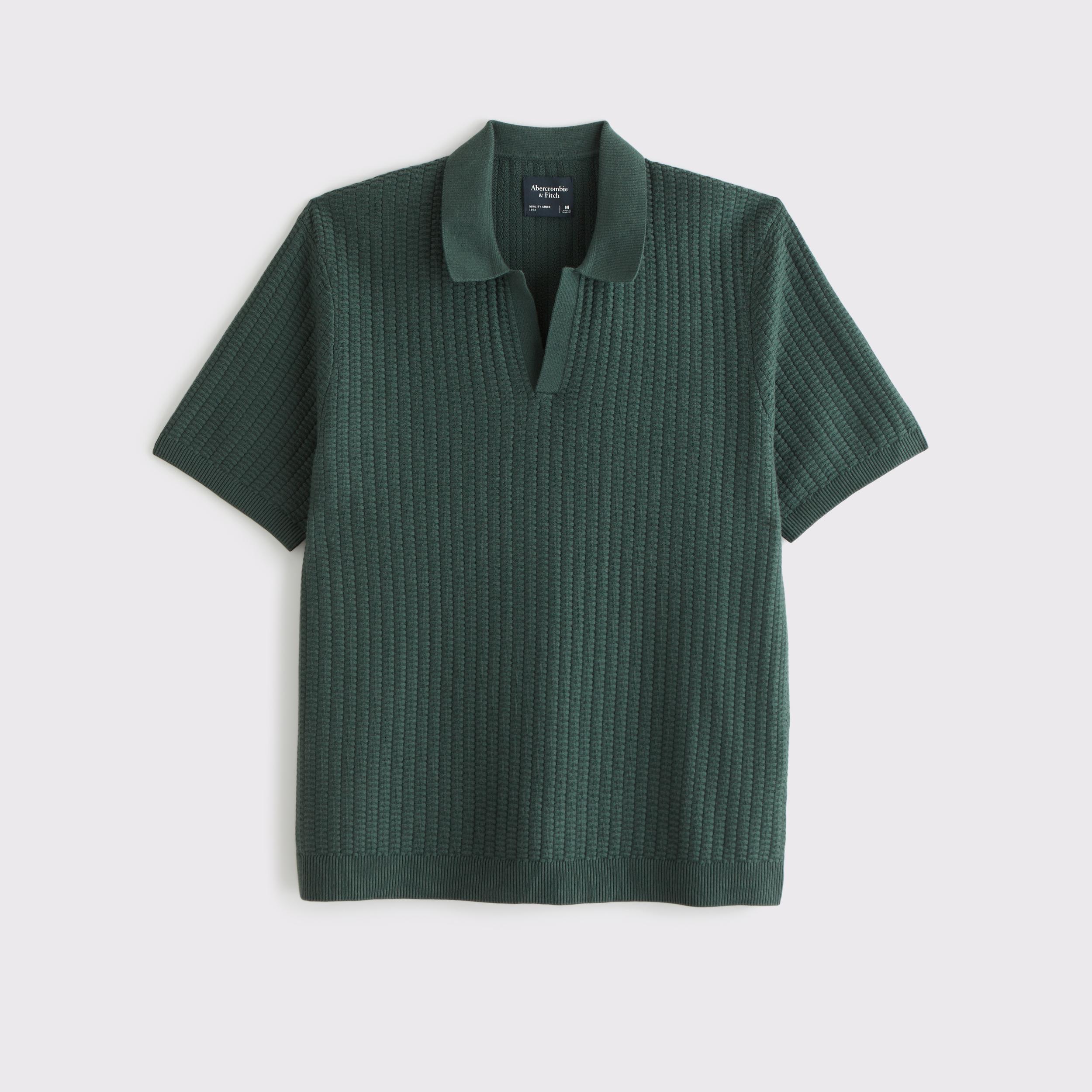 Classic Stitch Johnny Collar Sweater Polo Product Image