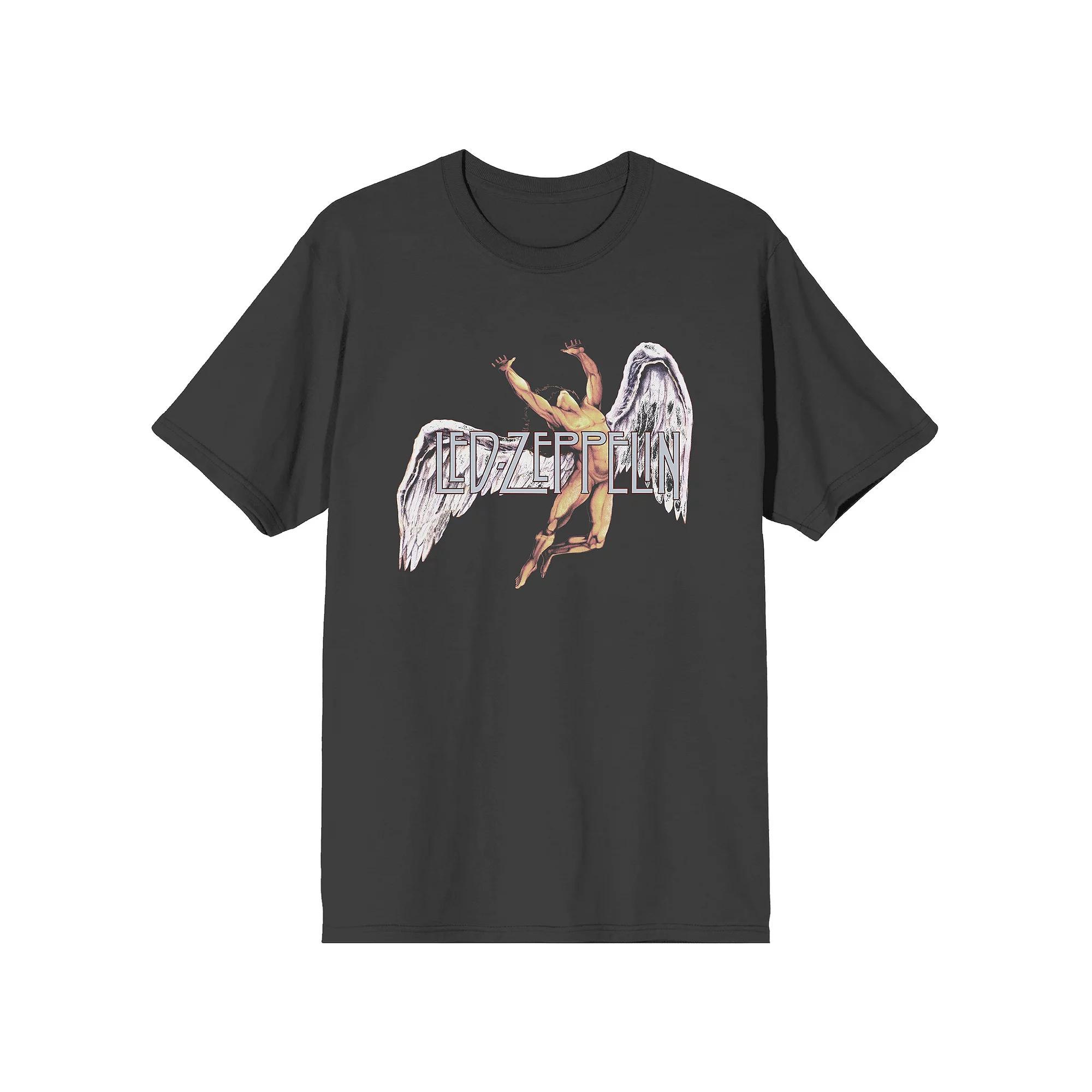 Men's Led Zeppelin Icarus Graphic Tee, Size: Medium, Gray Product Image