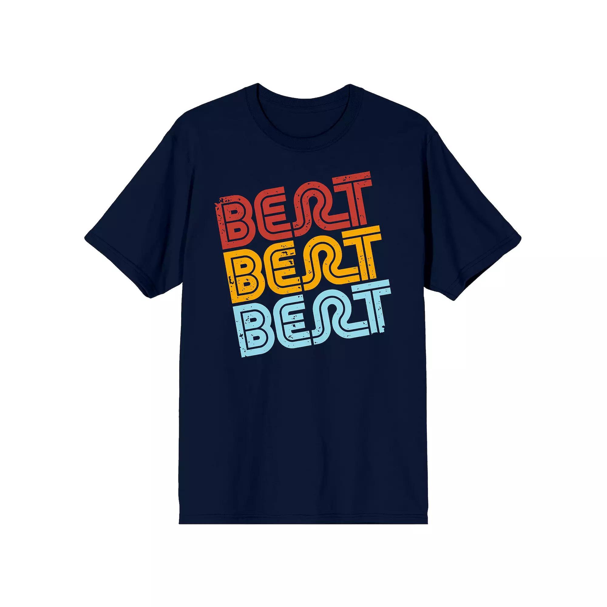 Men's Bert Kreischer Bert Bert Short Sleeve Graphic T-Shirt, Size: Medium, Blue Product Image