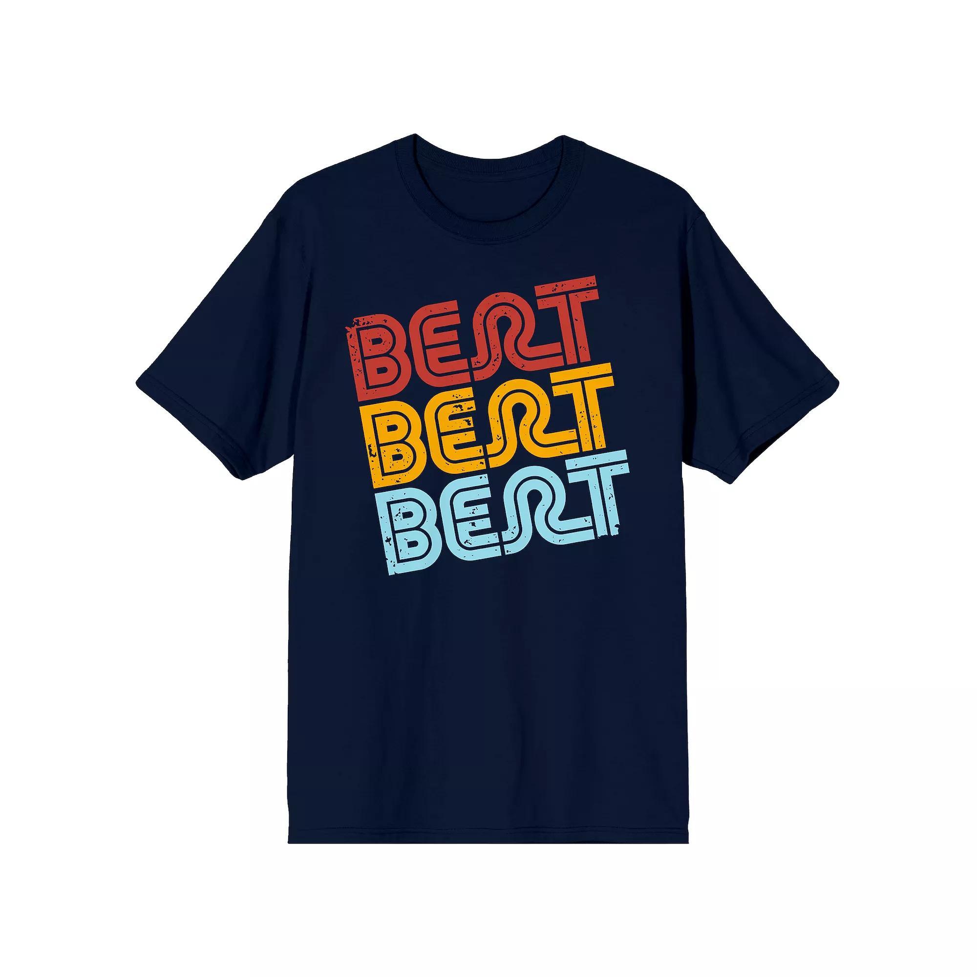 Men's Bert Kreischer Bert Bert Short Sleeve Graphic T-Shirt, Size: Medium, Blue Product Image
