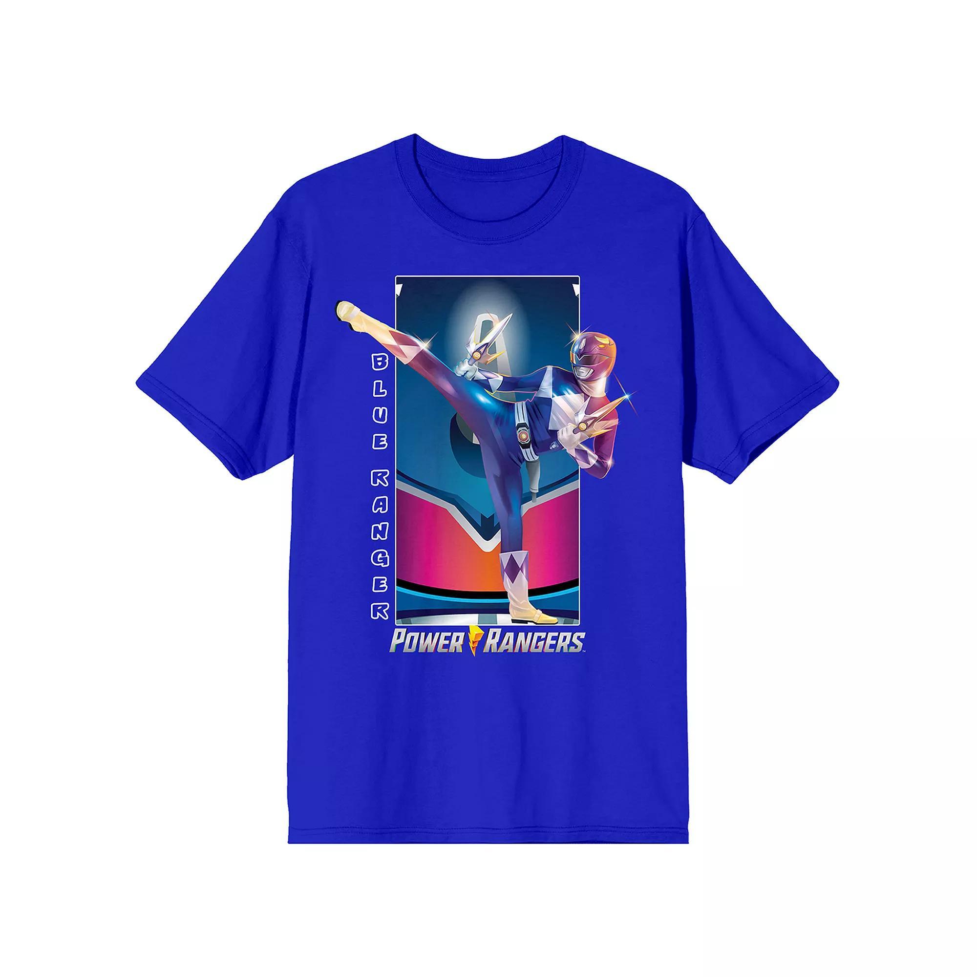 Mens Power Rangers Ranger Short Sleeve Graphic T-Shirt Product Image