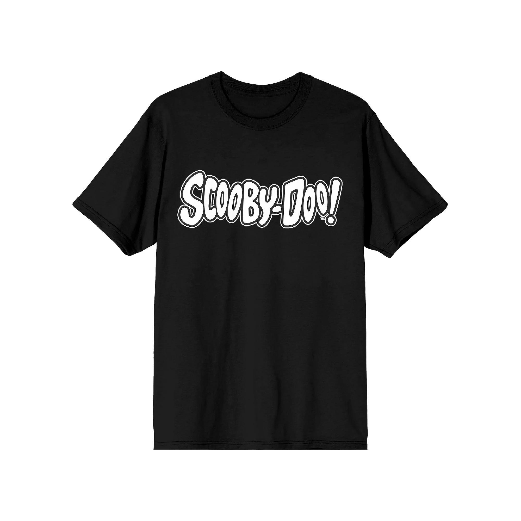 Men's Scooby Doo Logo Tee, Boy's, Size: Medium, Black Product Image
