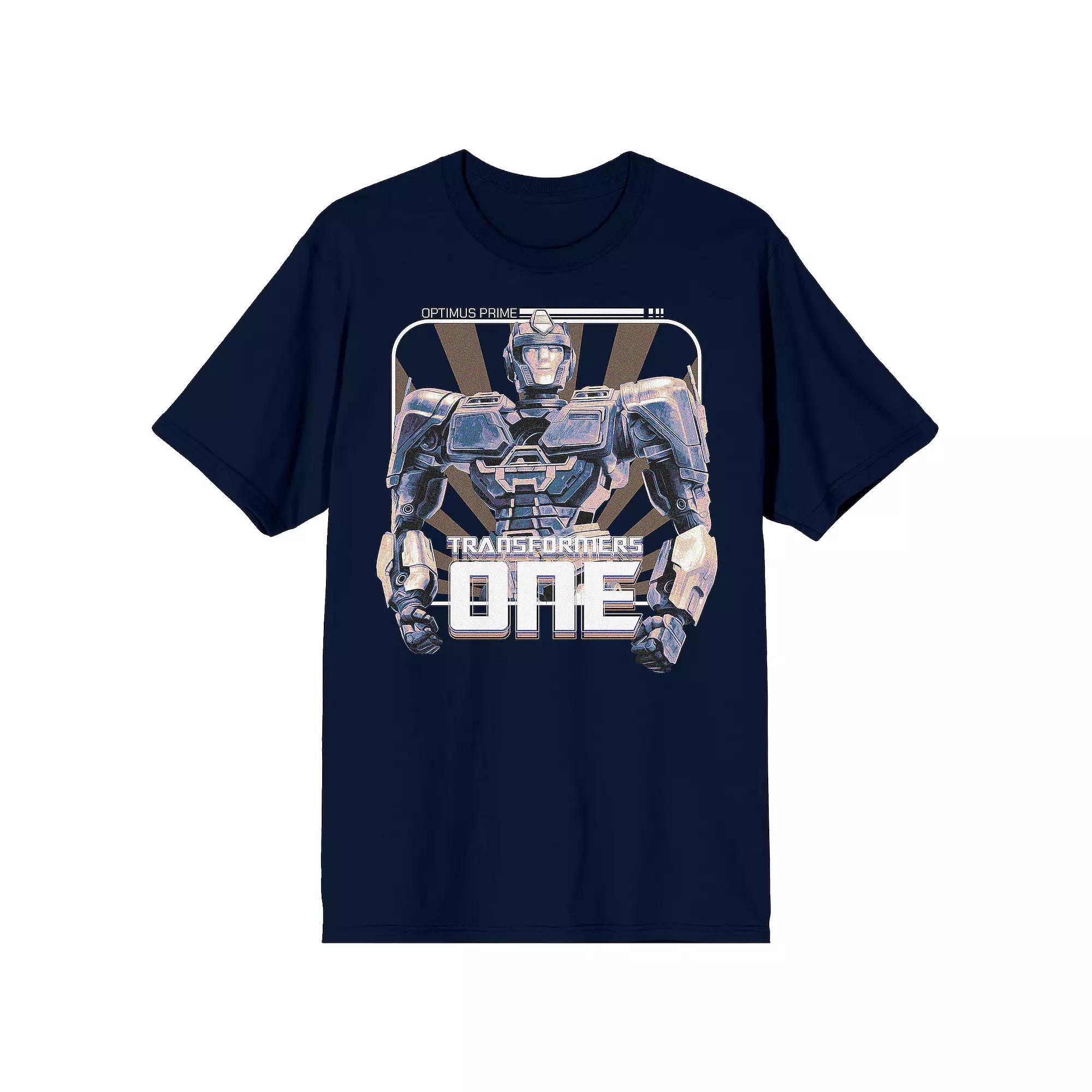 Men's Transformers One Optimus Prime Short Sleeve Graphic T-Shirt, Size: Small, Blue Product Image