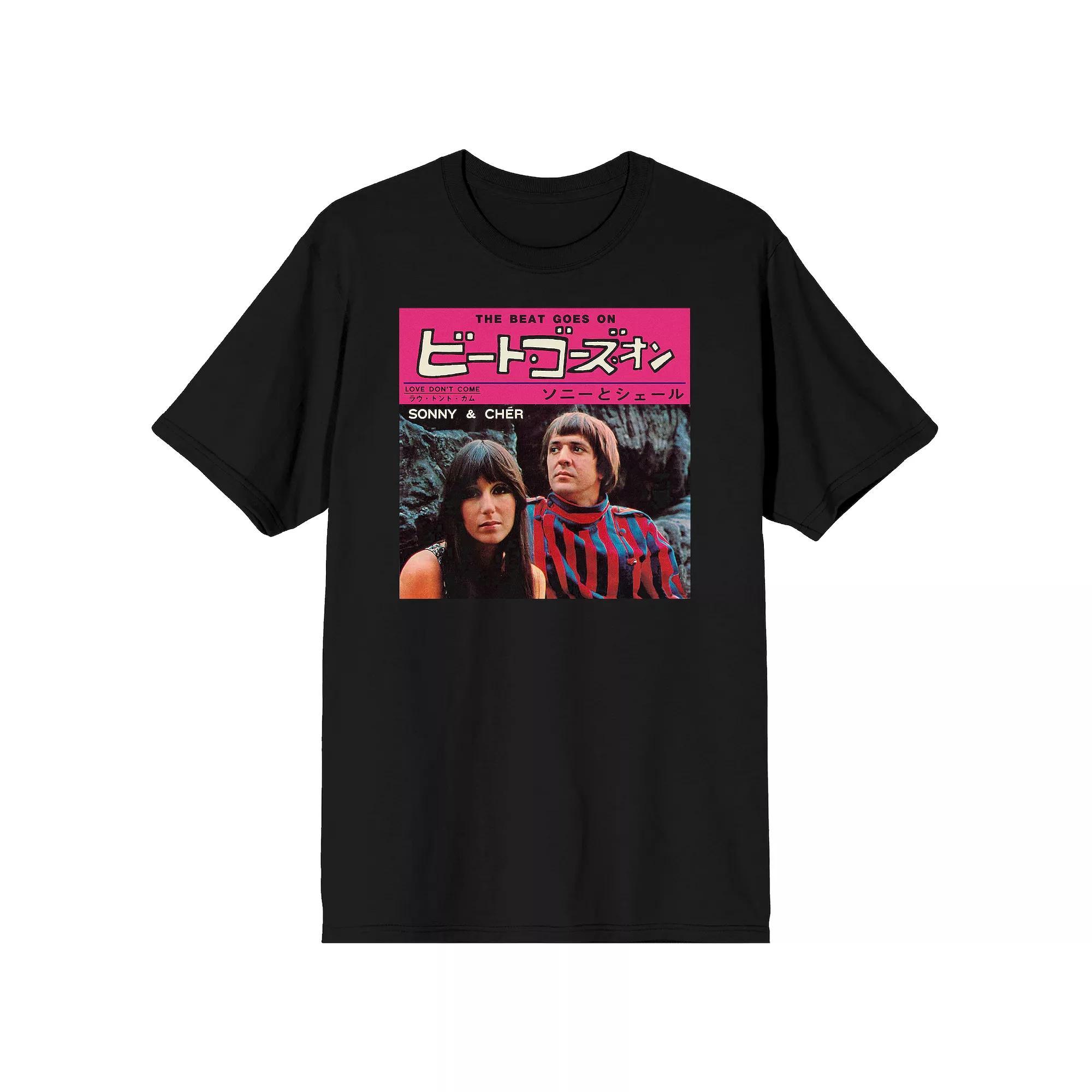 Men's Sonny & Cher The Beat Goes On Graphic Tee, Size: XXL, Black Product Image