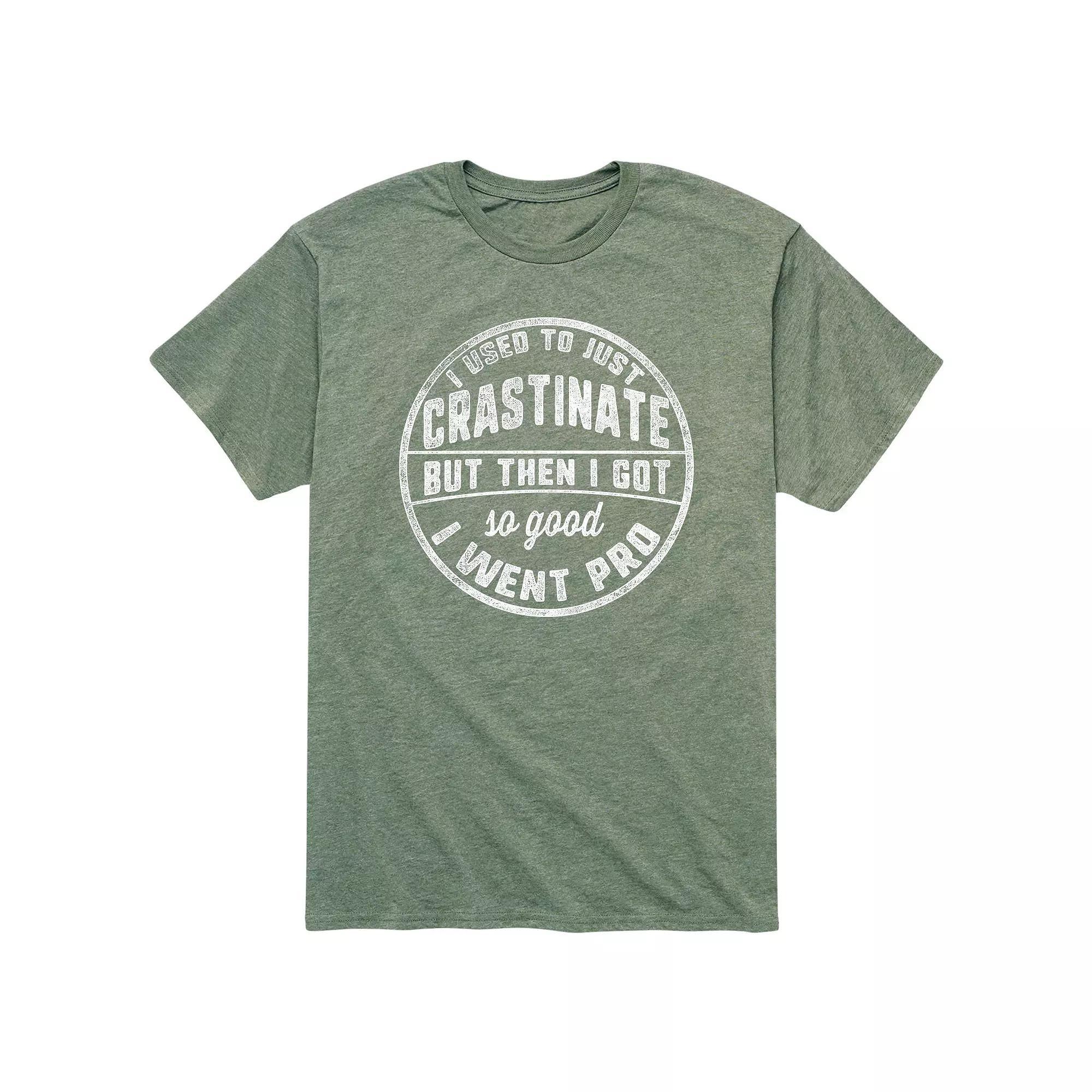 Mens Used To Just Crastinate Tee Product Image