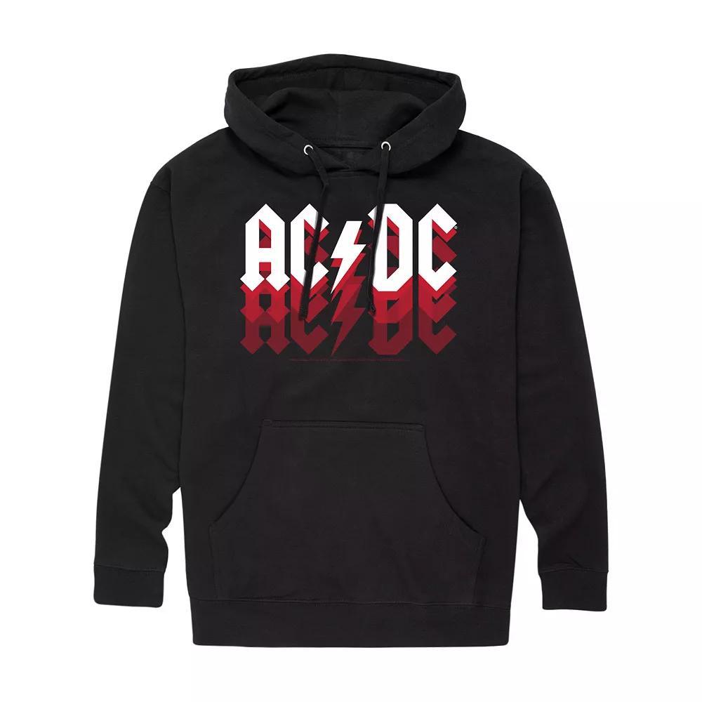 Mens ACDC Logo Fade Graphic Hoodie Product Image