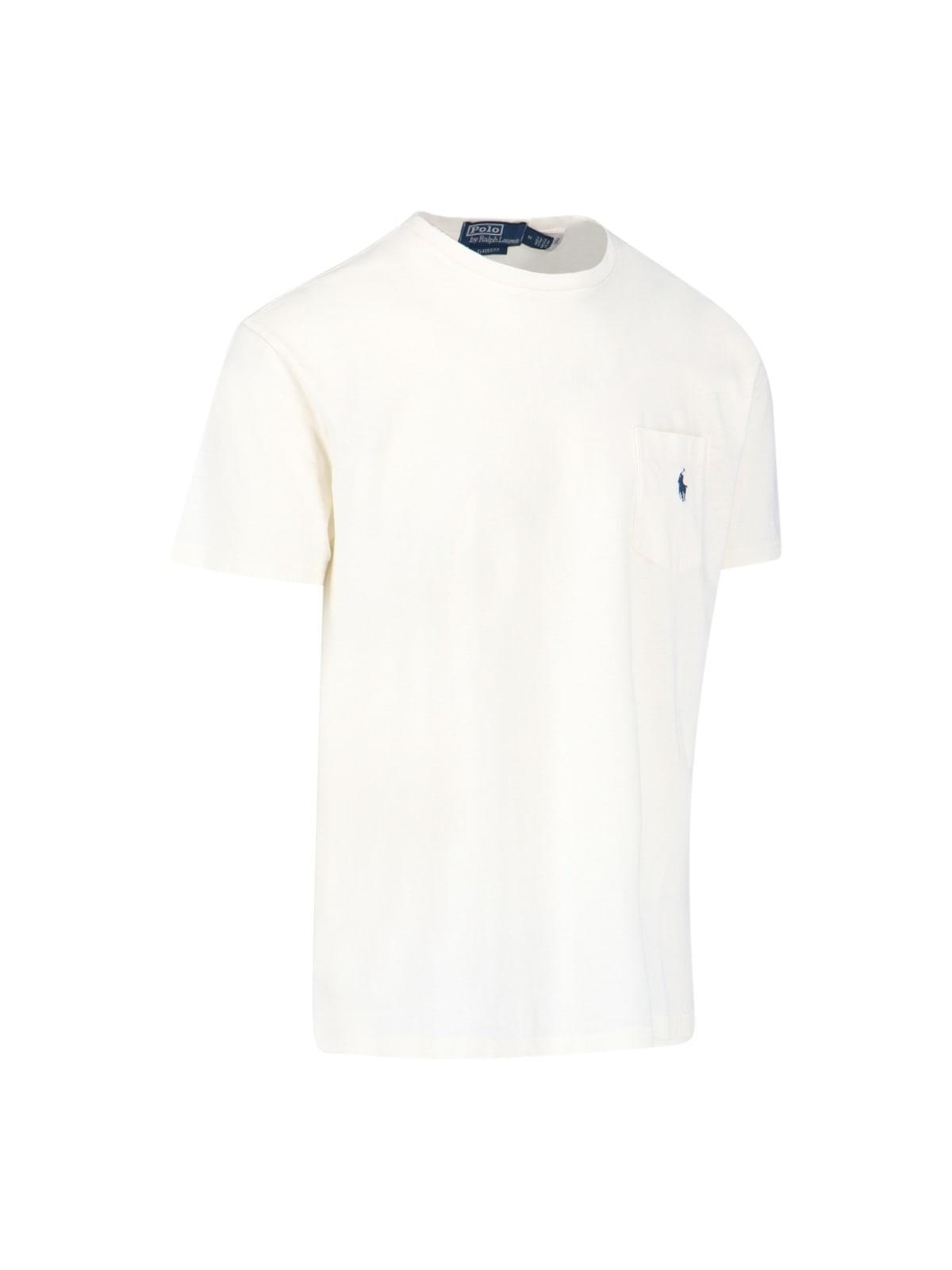 POLO RALPH LAUREN Logo T-shirt In White Product Image