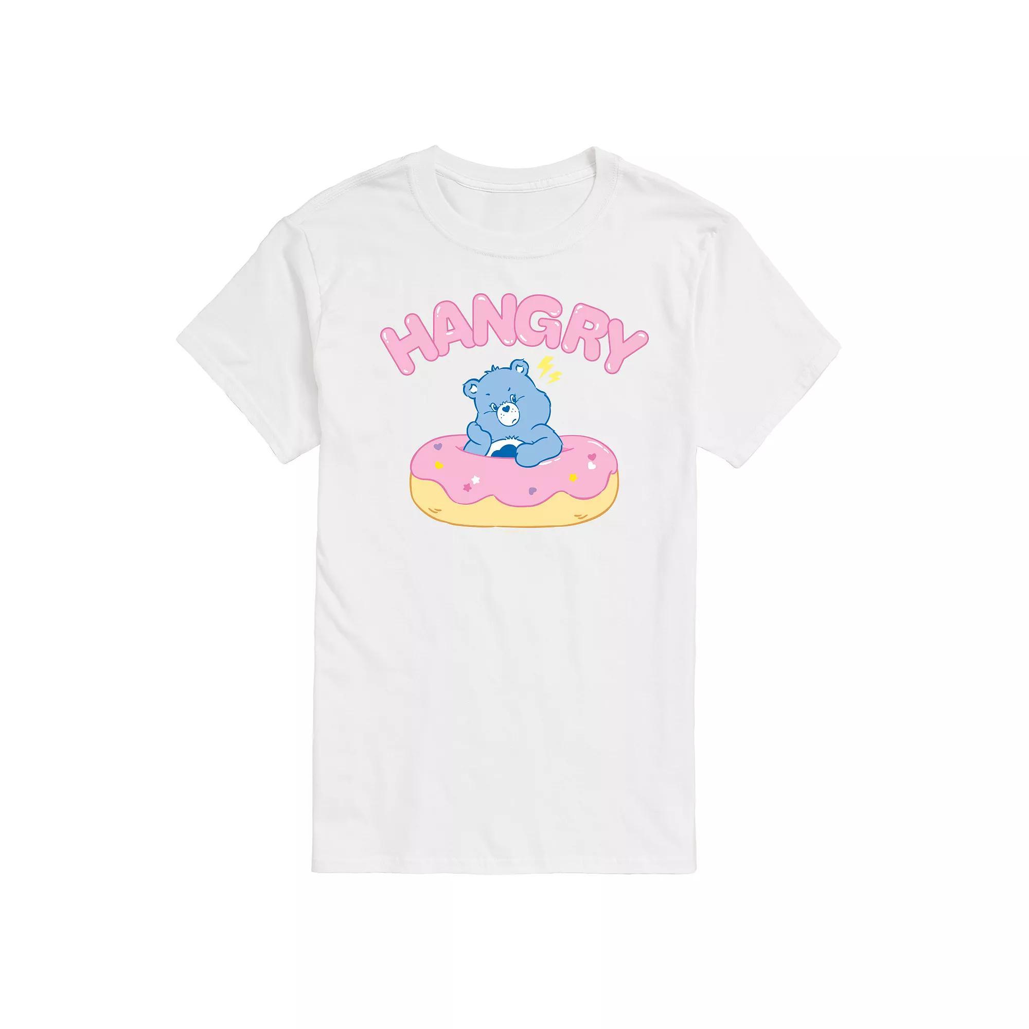 Mens Care Bears Hangry With Donut Graphic Tee Product Image