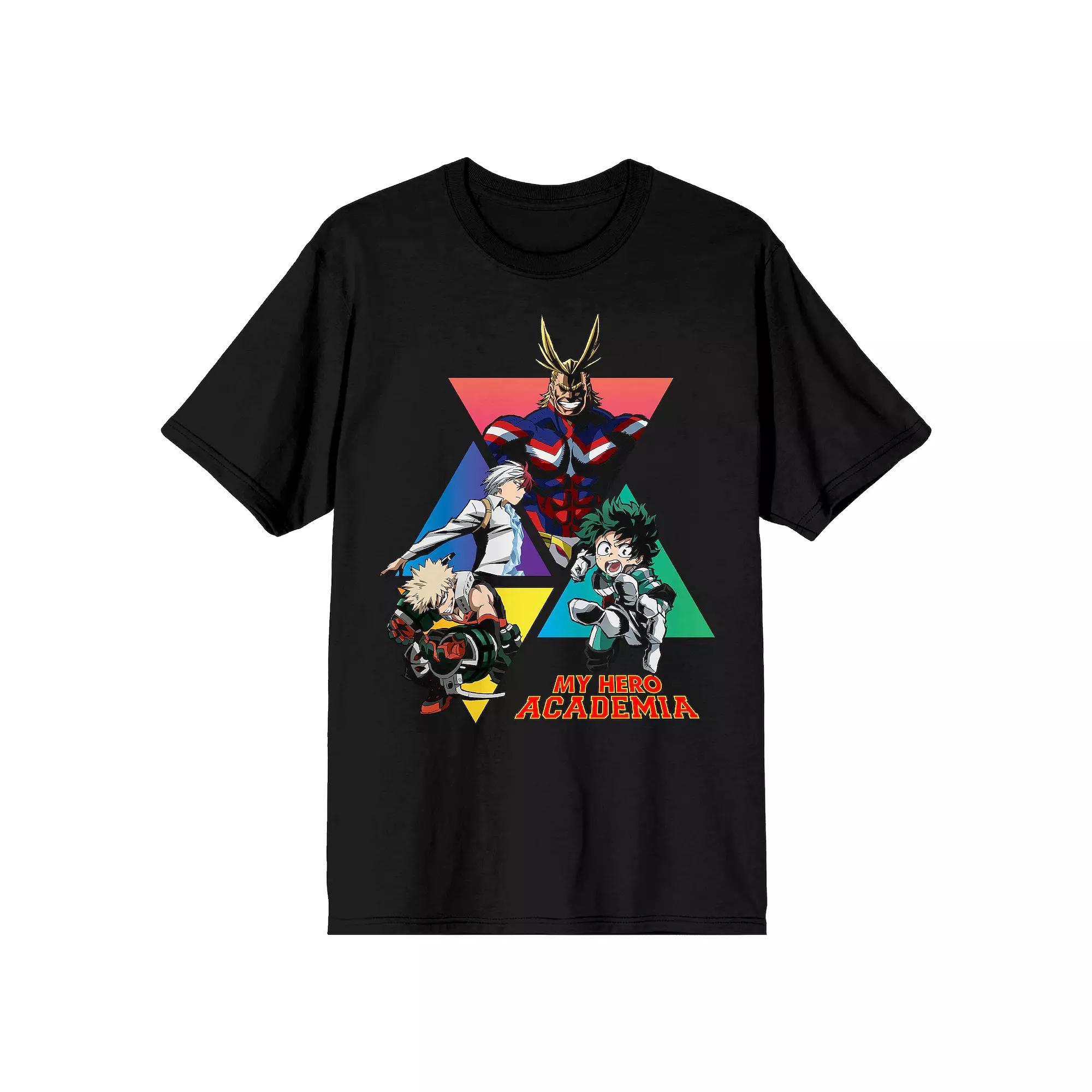 Men's My Hero Academia Graphic Tee, Size: XL, Black Product Image