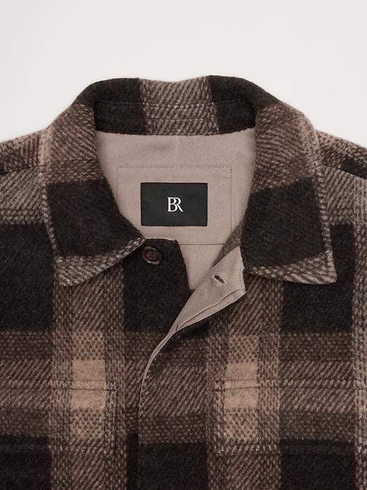 Plaid Shirt Jacket Product Image